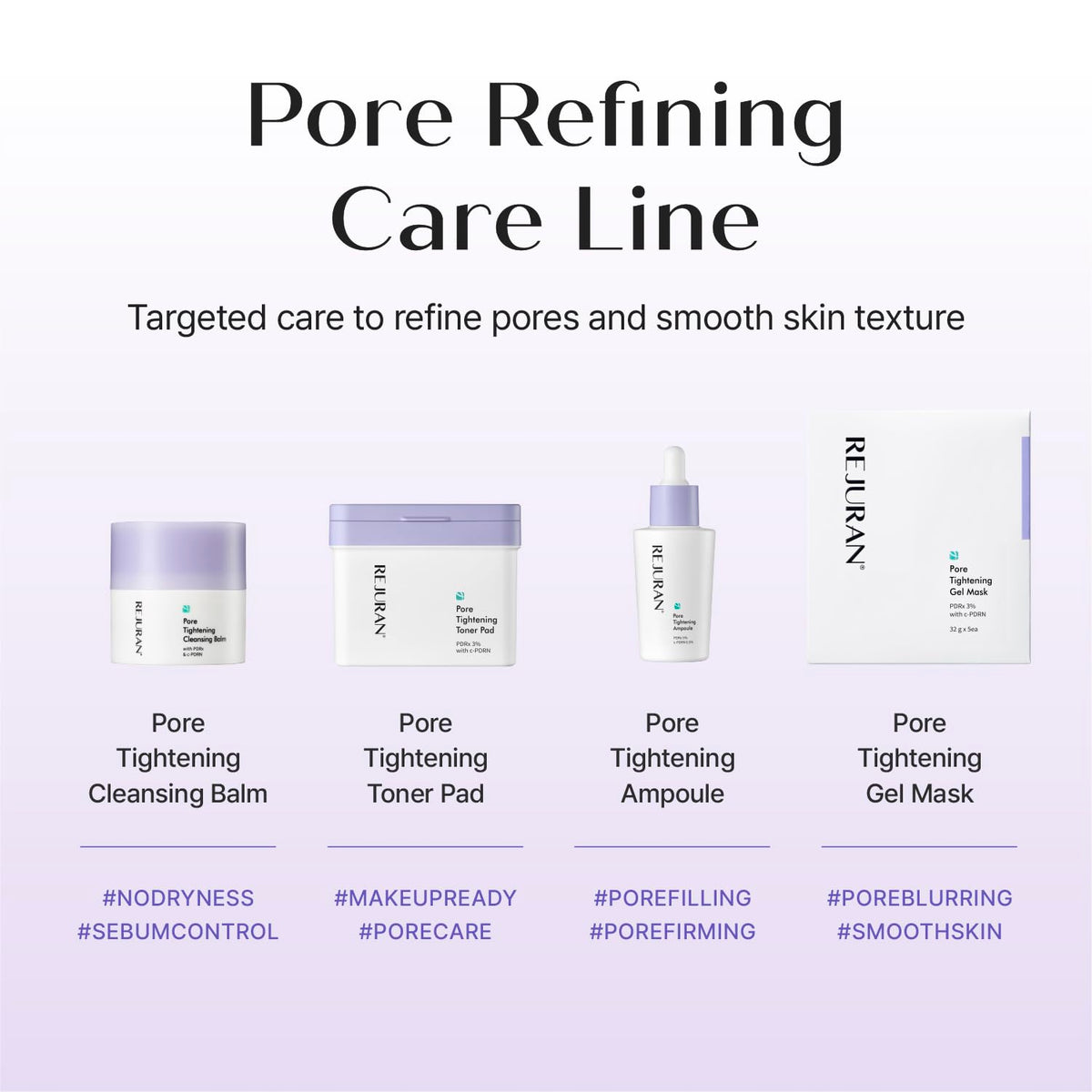 REJURAN Pore Tightening Gel Mask DOT c PDRN Hydrogel 5 Count - REJURAN Official Imagery - 7