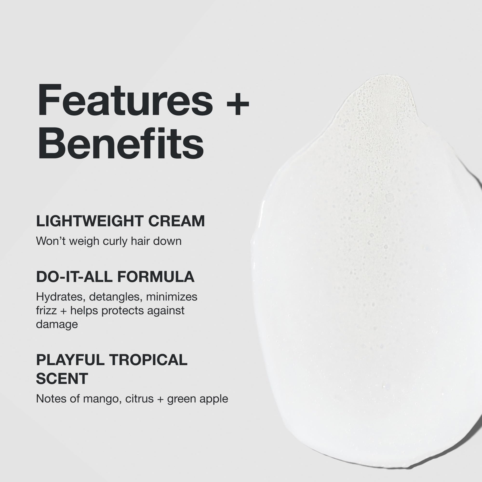Paul Mitchell Full Circle Leave-In Cream, Frizz Control, Lightweight Hydration, For Curly + Wavy Hair, 5.1 fl. oz