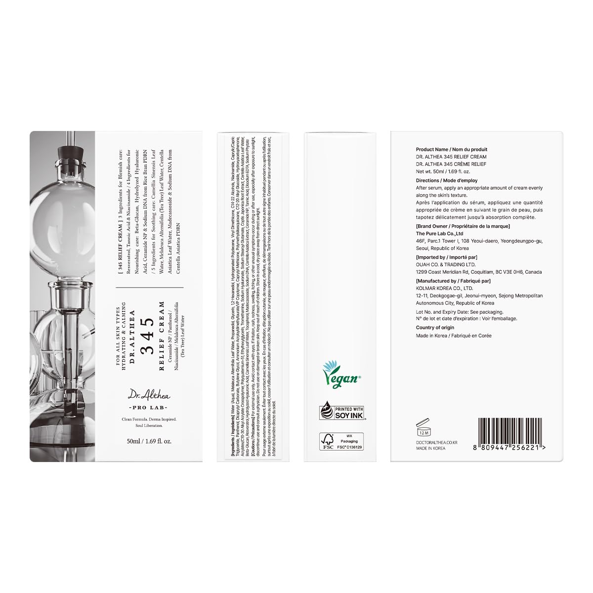 Dr.Althea 345 Relief Cream, 1.69 Fl Oz (Ver.2 - Dr.Althea