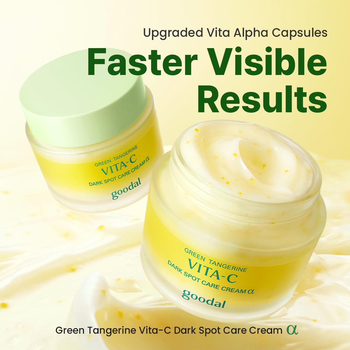 GOODAL Green Tangerine Vitamin C Cream Vitamin C Cream with - GOODAL Official Imagery - 3