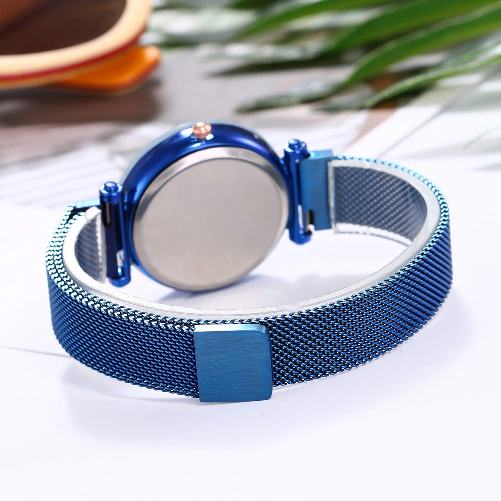 4 Pack Women Ladies Watches Starry Sky Magnet Buckle Dial - yunanwa Official Imagery - 5