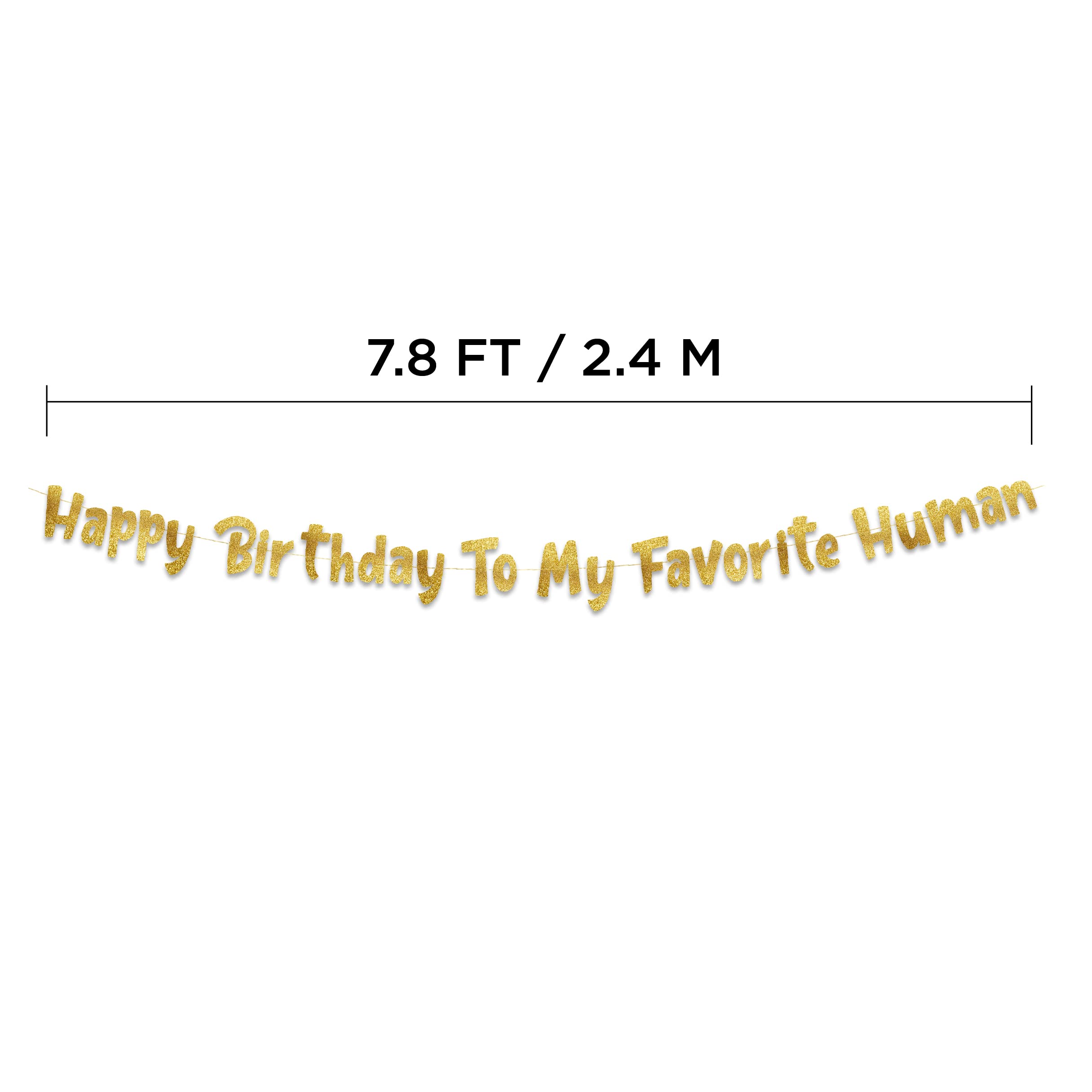Sterling James Co. Pre-Strung Happy Birthday To My Favorite Human - Sterling James Co. Official Product View 3