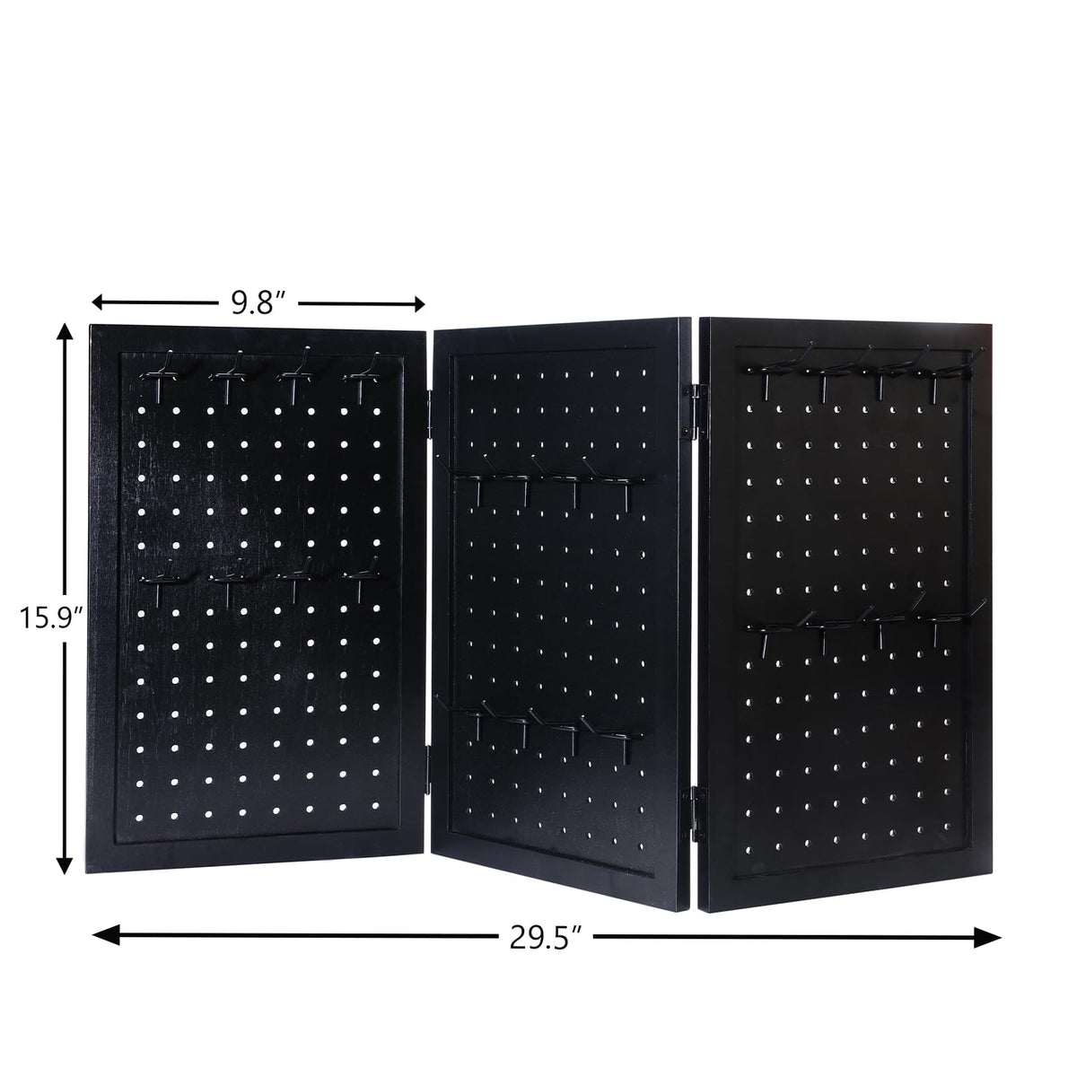 Wooden Jewelry Display Organizer with 24 Removable Black - humberboat Official Imagery - 4