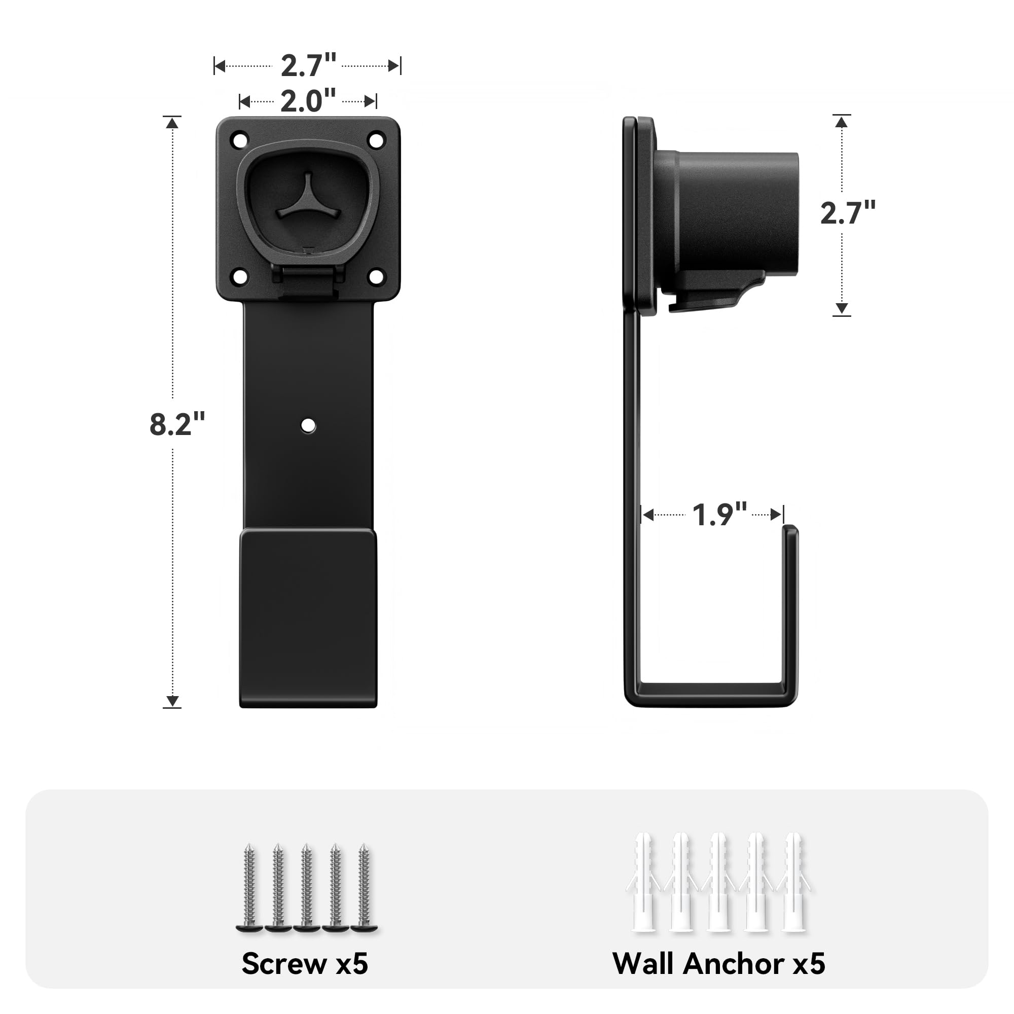 bussdis EV Charger Holder - Tesla Connector & Nozzle Holster Dock - bussdis Official Product View 3