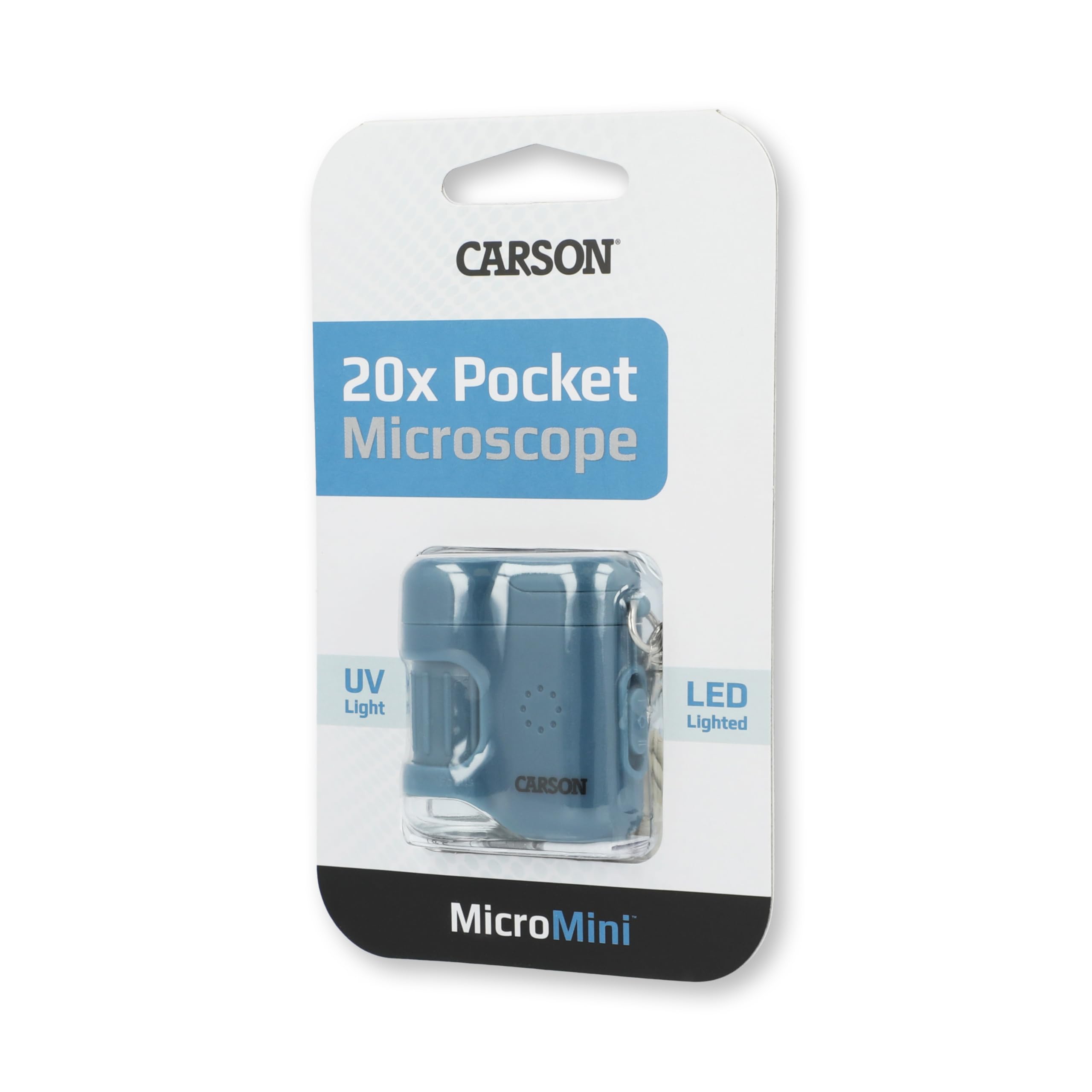 Carson MicroMini 20x LED Lighted Pocket Microscope Keychain by Carson - Angle View 7