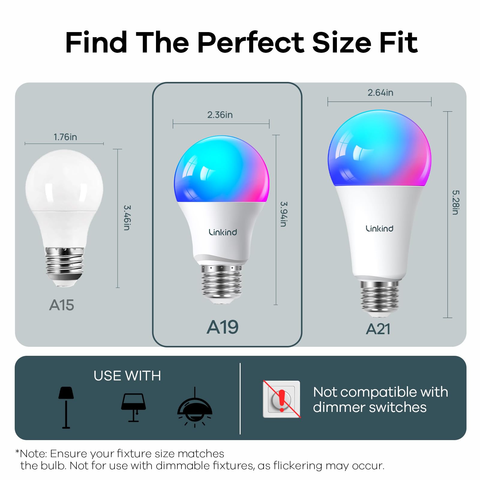 Linkind Matter Smart Light Bulbs, Work with Apple Home, Alexa, Siri, Google - Linkind Official Product View 9