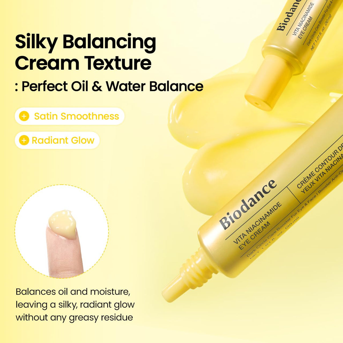 BIODANCE Vita Niacinamide Eye Cream Under Eye Cream for Dark - BIODANCE Official Imagery - 7