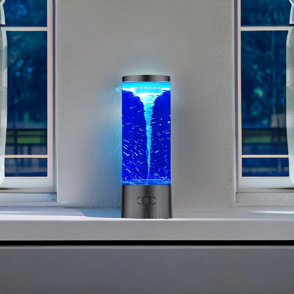 COLORLIFE Twister Water Vortex Lamp, Unique 7-Color Changing LED by COLORLIFE - Angle View 7
