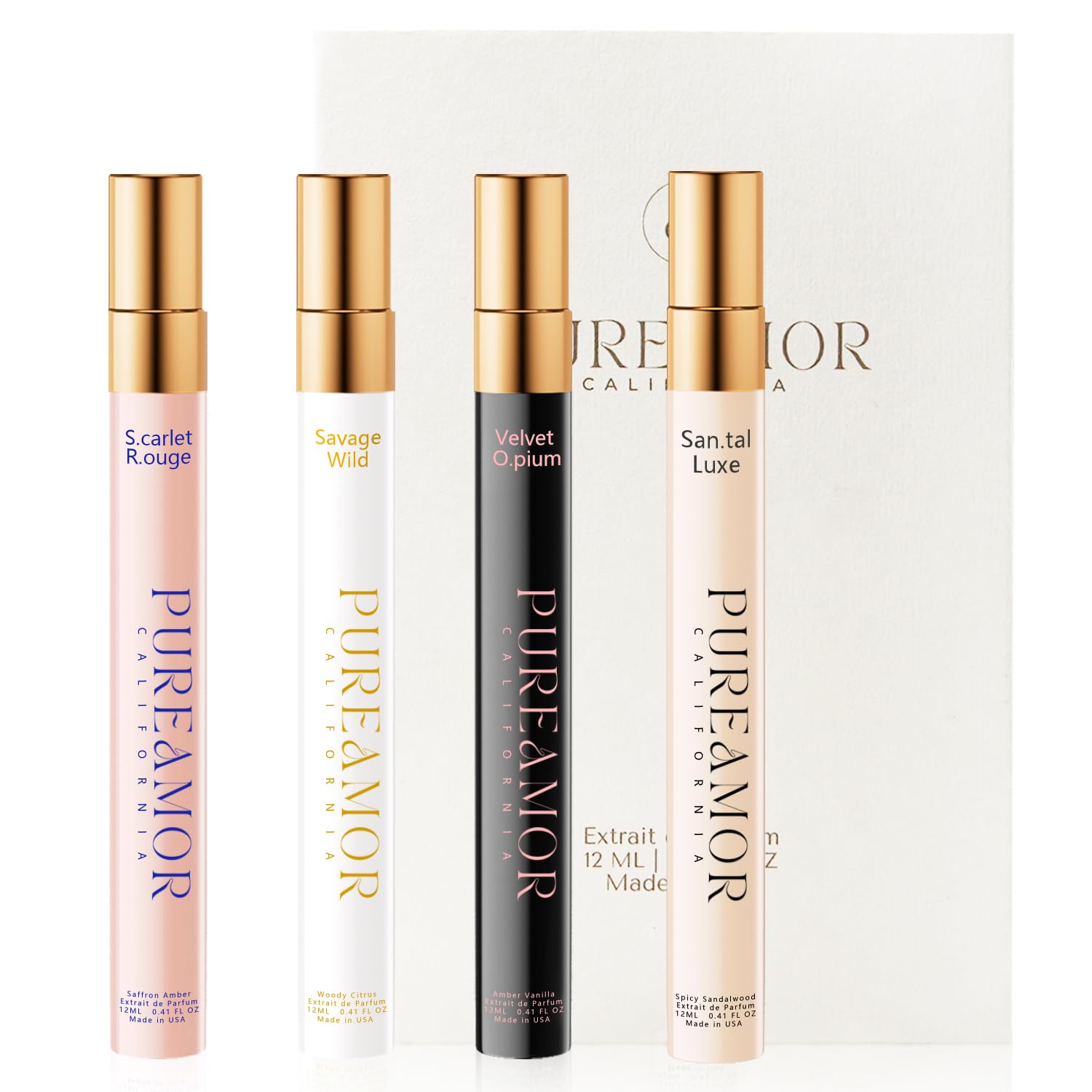 PUREAMOR Pheromones Perfumes for Women, Long lasting Skin Scent - Product Imagery