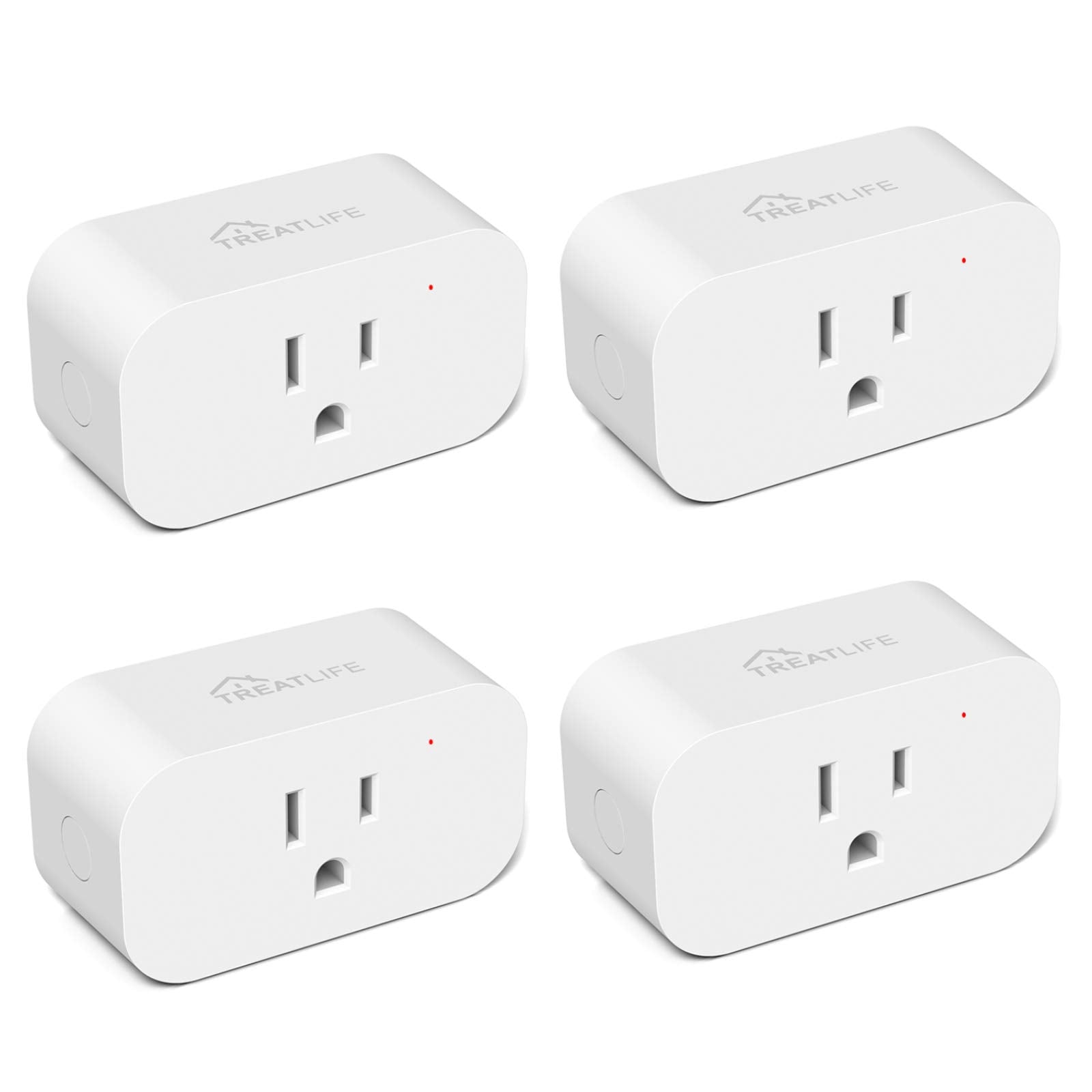 TREATLIFE 4 Pack Smart Plugs that Work with Alexa and Google - TREATLIFE Official Imagery - 2