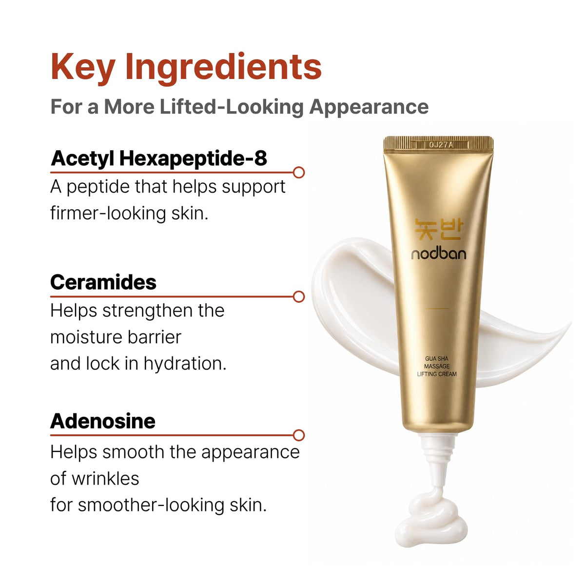 Heart Gua Sha Facial Tool Lifting Cream Set Korean Skincare - NOBBAN Official Imagery - 6