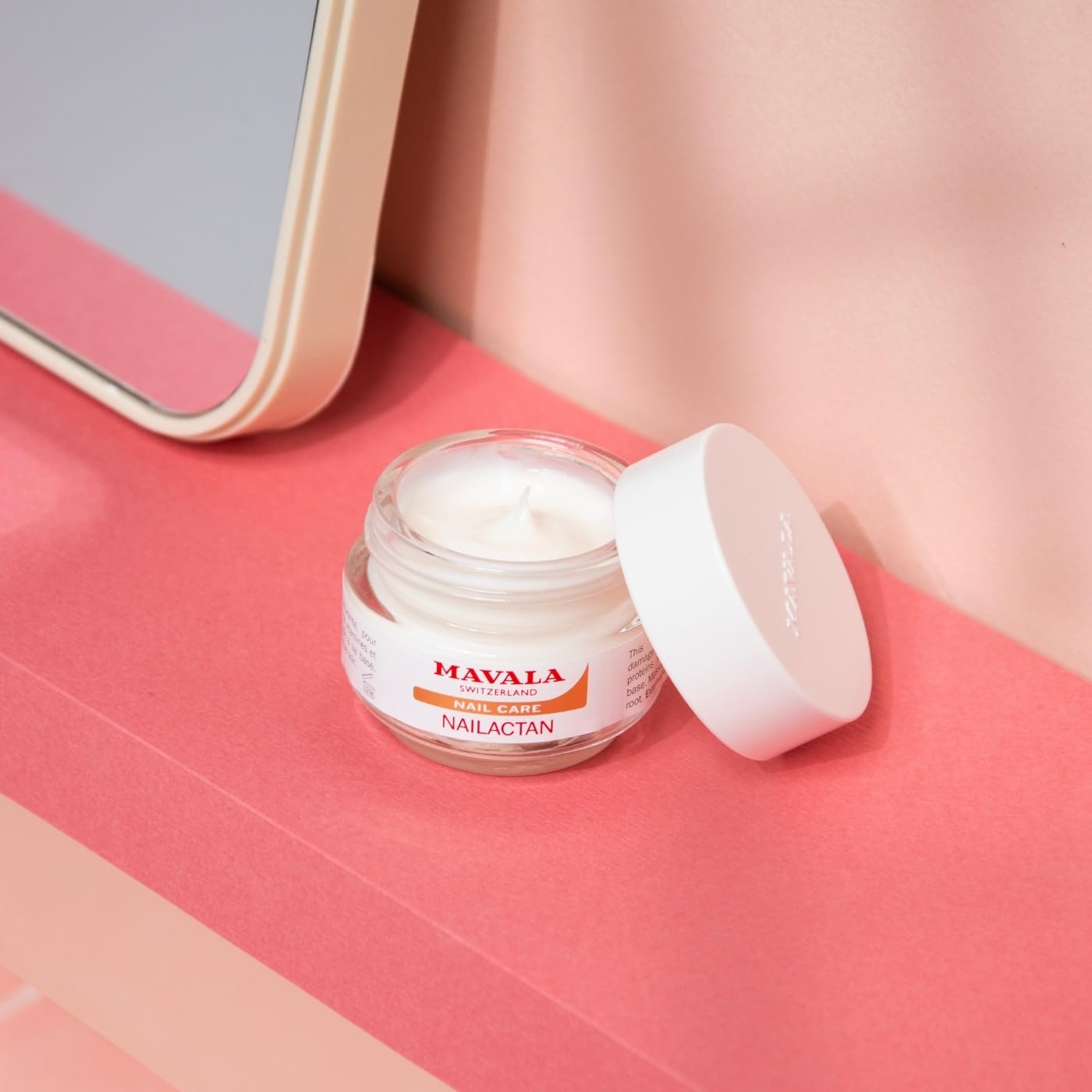Mavala Nail Care Nailactan Nutritive, Nail Cream In Jar, Supports Damaged Nails, Nourishing, Moisturizing Nail Care Cuticle Cream, Promotes Nail Growth, 0.5 Ounce Jar