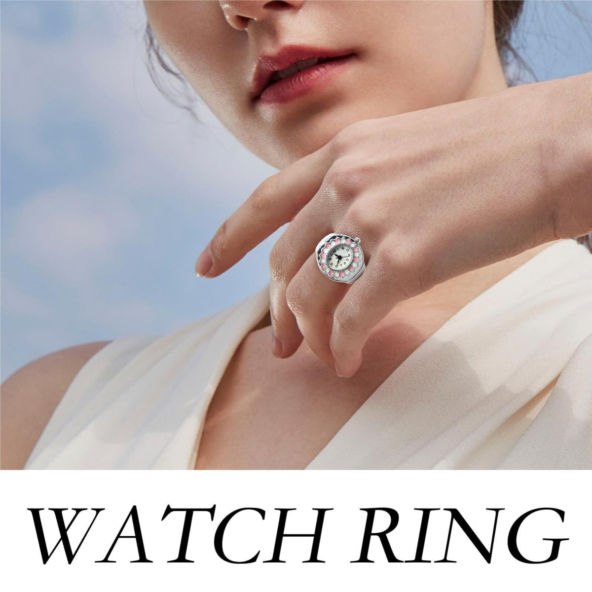 Ring Watch Precise Ring Watches Jewelry Crystal Clock for - TOOPHVBNDZ Official Imagery - 7