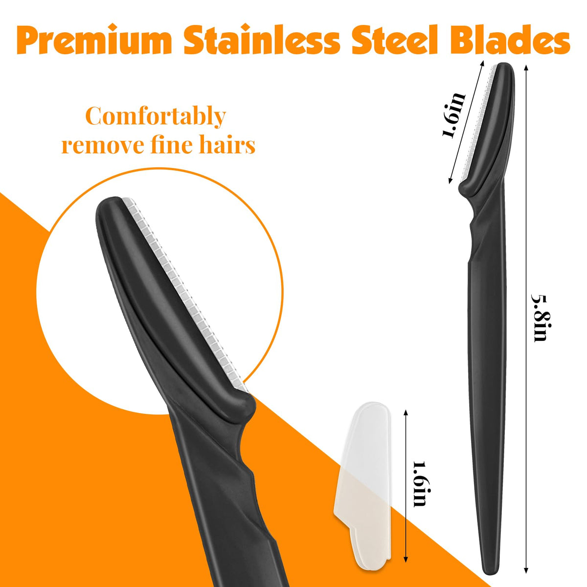 3 Pack Dermaplaning Tool Face Razors for Women 264 Count - Phyyixs Official Imagery - 3
