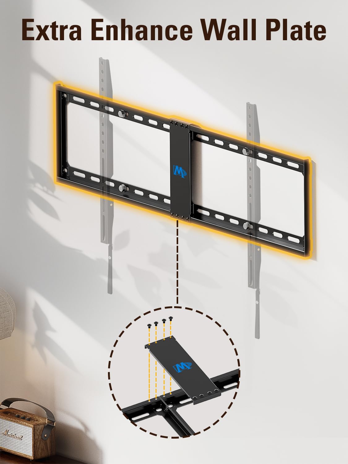Mounting Dream Fixed TV Wall Mount Low Profile TV Bracket - Mounting Dream Official Imagery - 8