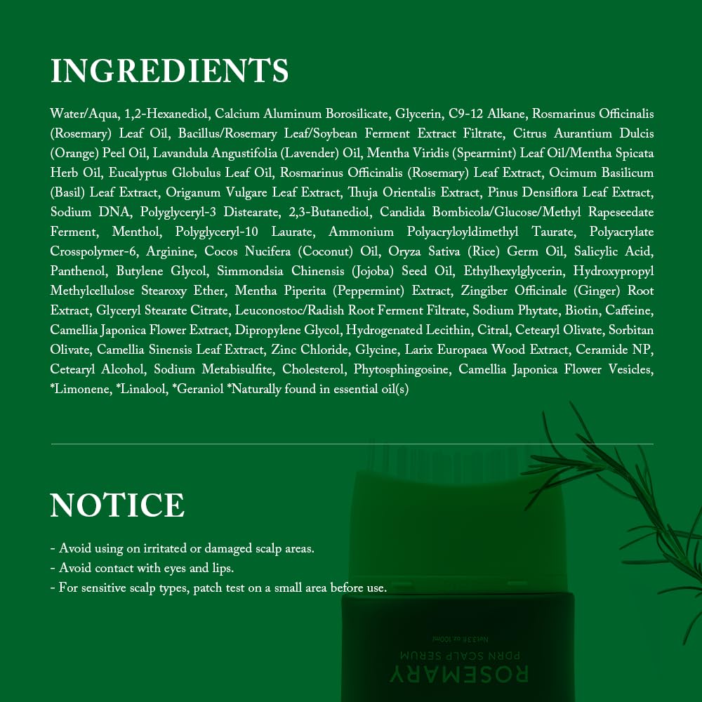 AROMATICA Overnight Rosemary PDRN Scalp Serum for Scalp Treatment - AROMATICA Official Product View 10