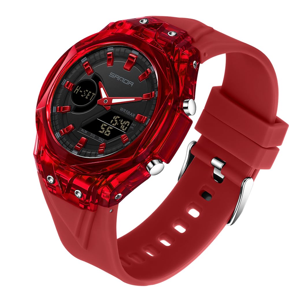 FANMIS Unisex Analog Digital Dual Display Watch Outdoor - FANMIS Official Imagery - 2