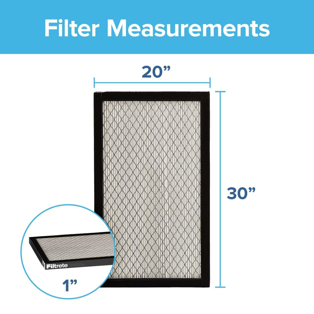 Filtrete 20x30x1 Air Filter MERV 14 MPR 2800 2 HVAC Filters - Filtrete Official Imagery - 4