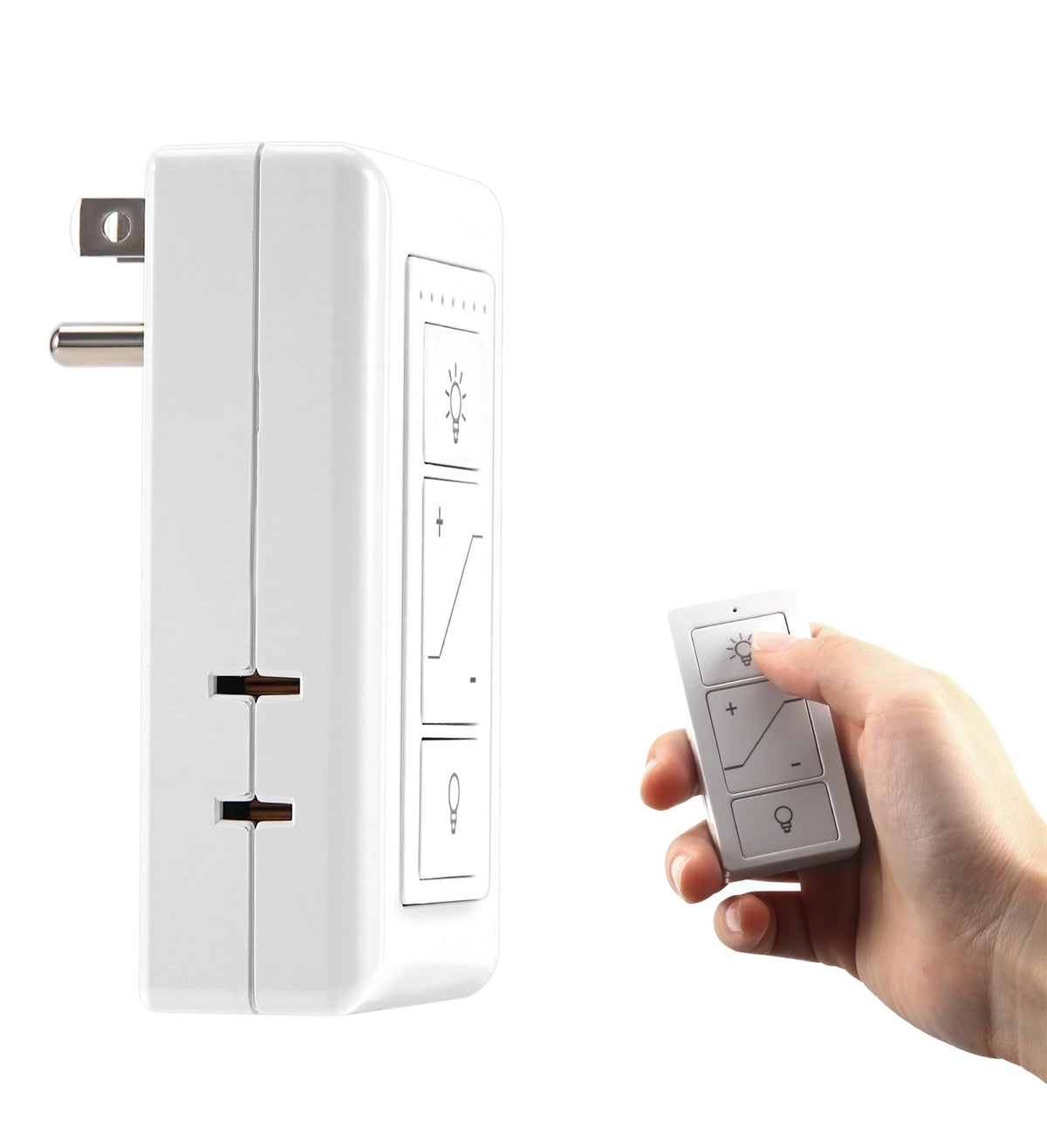 Smart Plug in Dimmer Wireless Dimmer Plug with Remote for - Humpptom Official Imagery - 2