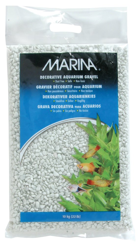 Marina Decorative Aquarium Gravel White 10kg - Marina Official Imagery - 1