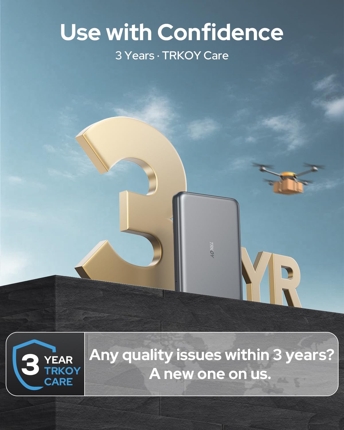 TRKOY for Magsafe Portable Charger, 5000mAh Slim Wireless Magnetic Power Bank - TRKOY Official Product View 8
