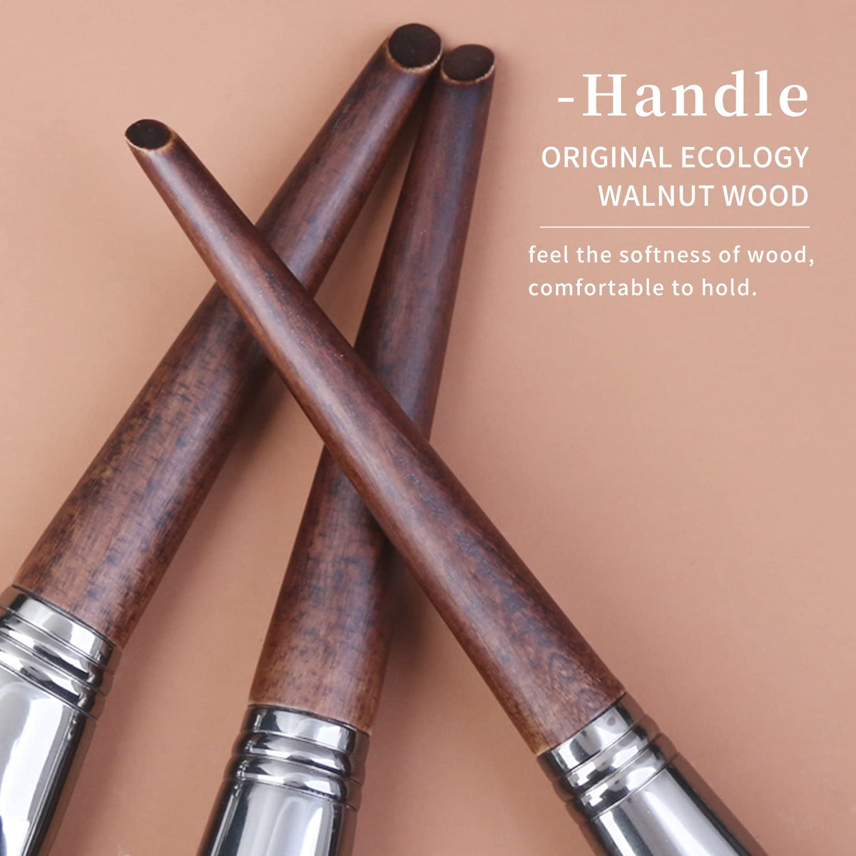 ENZO KEN Deluxe Professional Natural Goat Hair Makeup Brush - ENZO KEN Official Imagery - 8