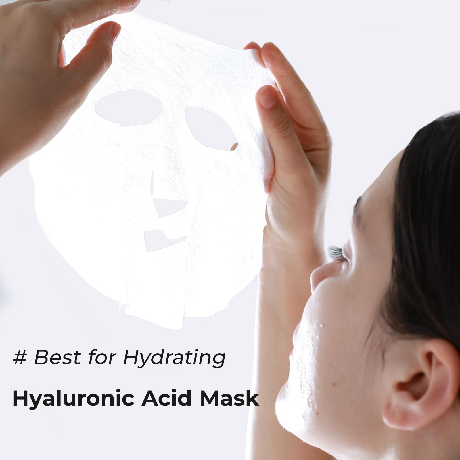 WIS Hyaluronic Acid Face Mask 24 EA with Hyaluronic Acid - +WIS+ Official Imagery - 3