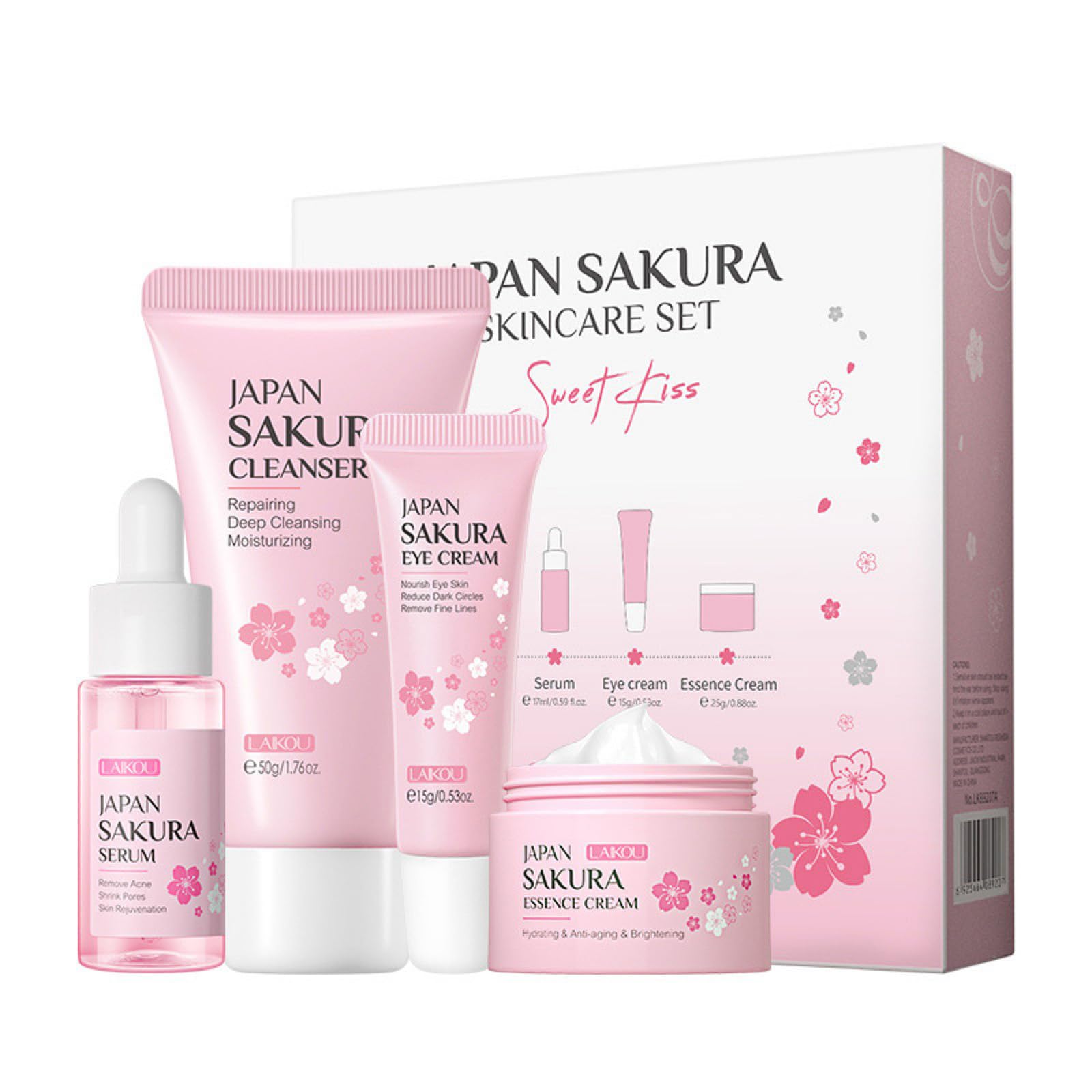 Skin Care Kit Korean Skincare Set for Teen Girls &amp; Women, - XJBD