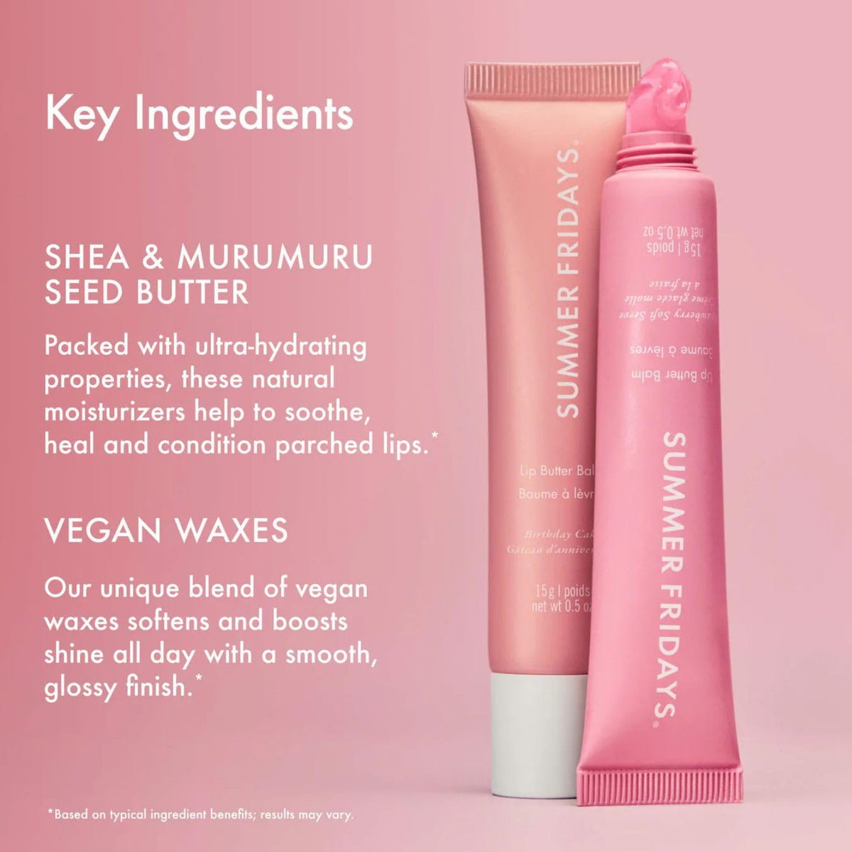 Summer Fridays Tinted Lip Butter Balm Sweet Pink Duo Gift - Summer Fridays Official Imagery - 5
