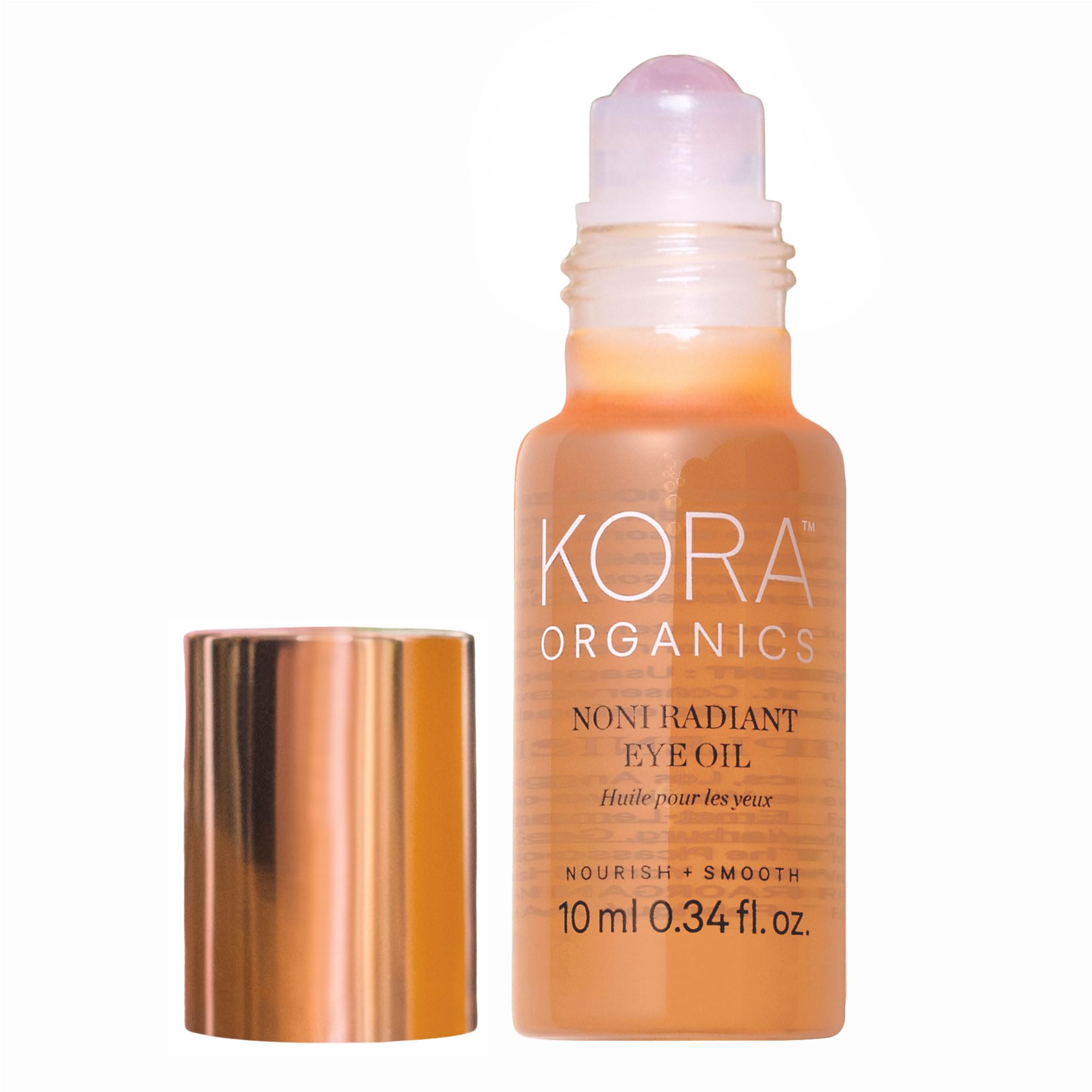 KORA Organics Noni Radiant Eye Oil with Rose Quartz Roller - KORA Organics Official Imagery - 2