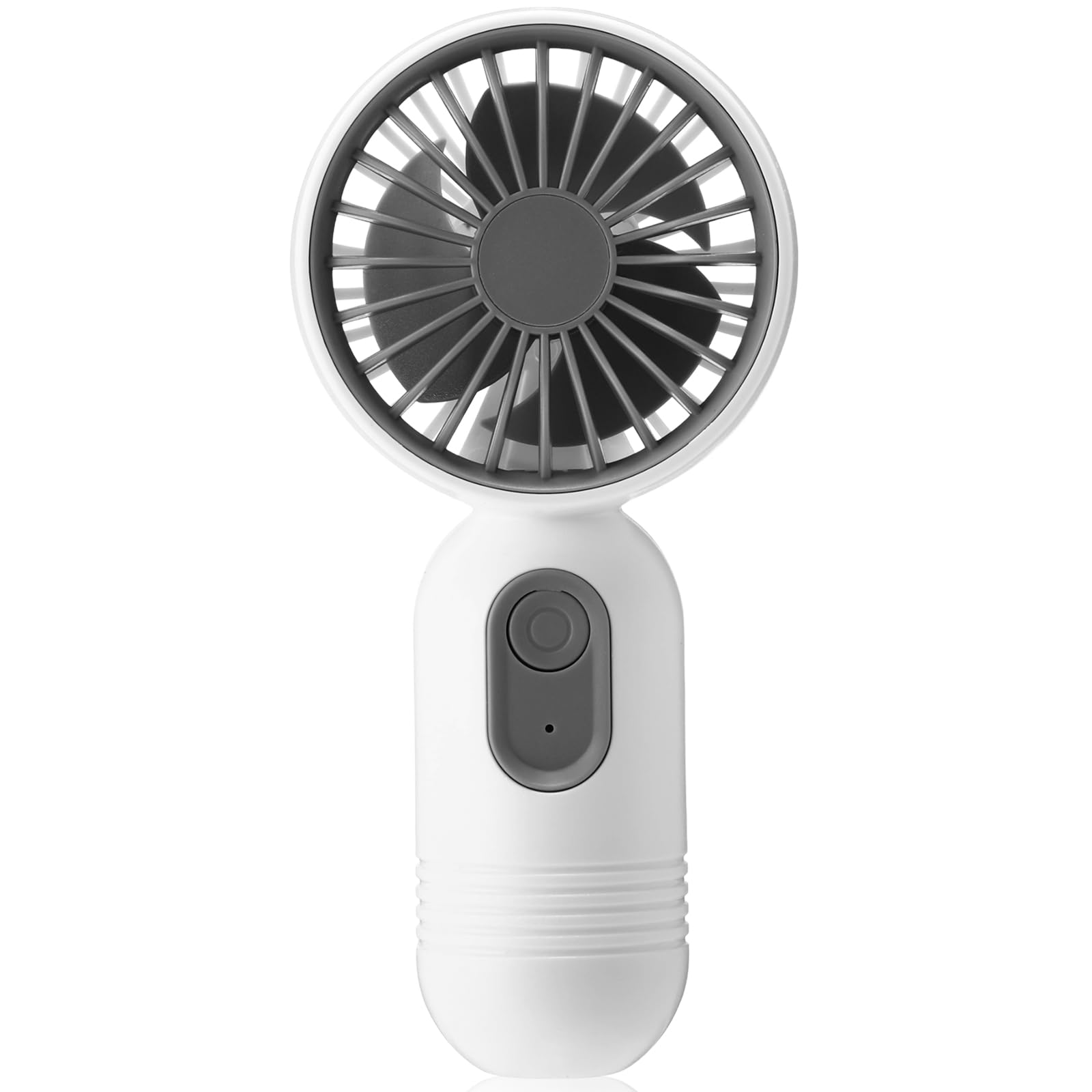 Rossesay 1 Pcs Mini Portable Fan 3 Speed Rechargeable, White - View 1