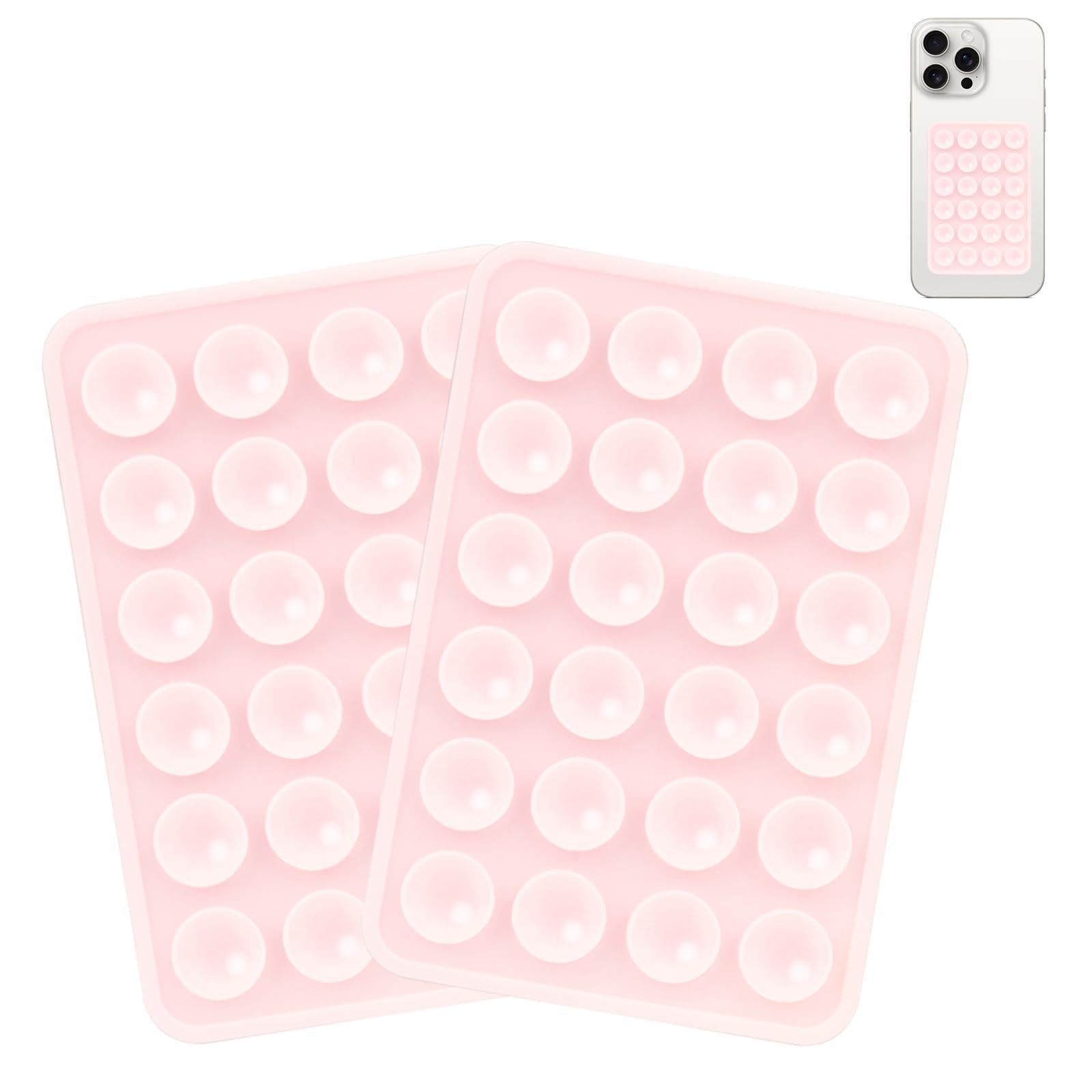 Giumel 1 Pack Silicone Suction Cup Phone Case Mount Double Sided, Phone Accessor - Giumel Official Product View 10