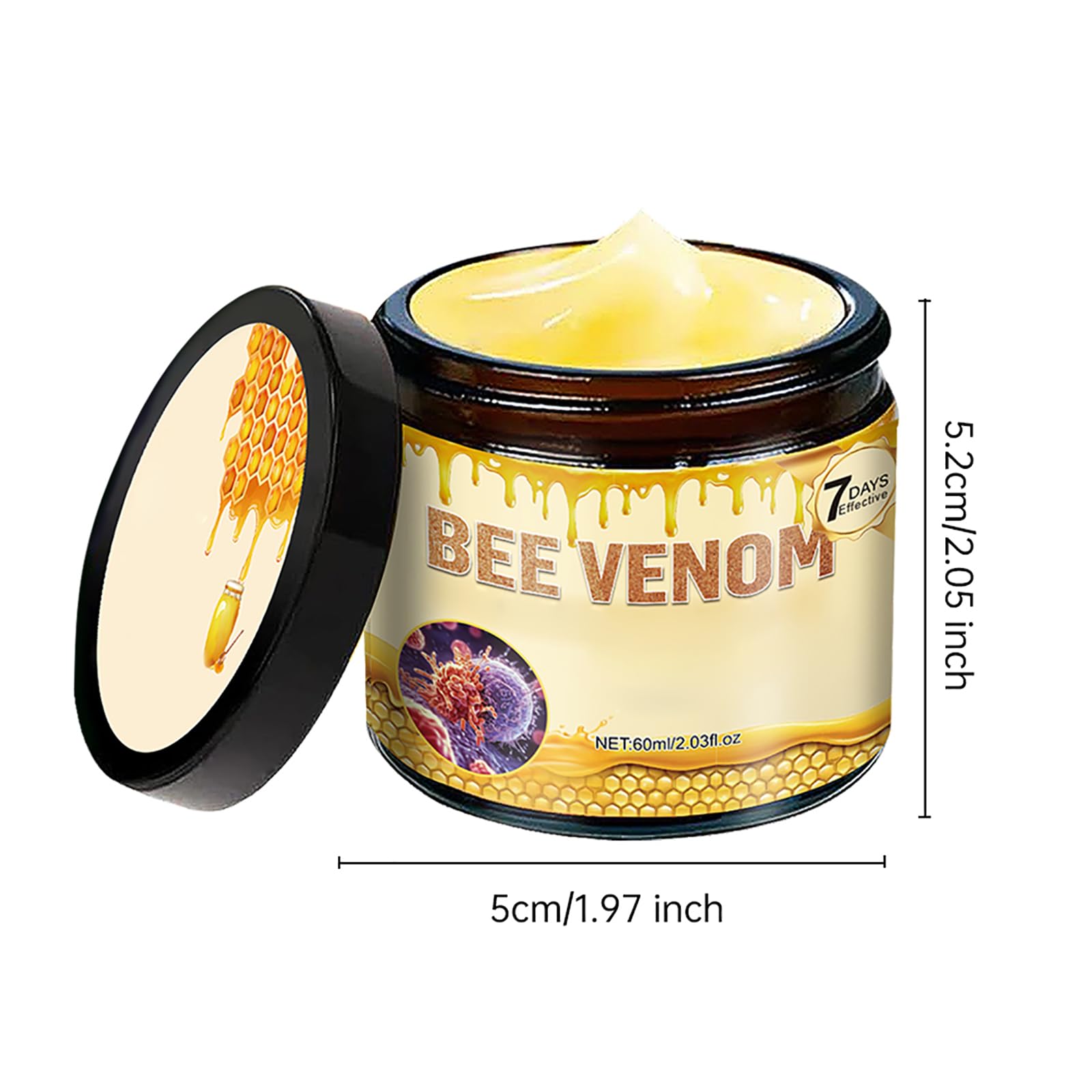 COPFASTOK Bee Venom Cream, a skin care agent for daily face moisturizing, shown in a box with two cream jars.