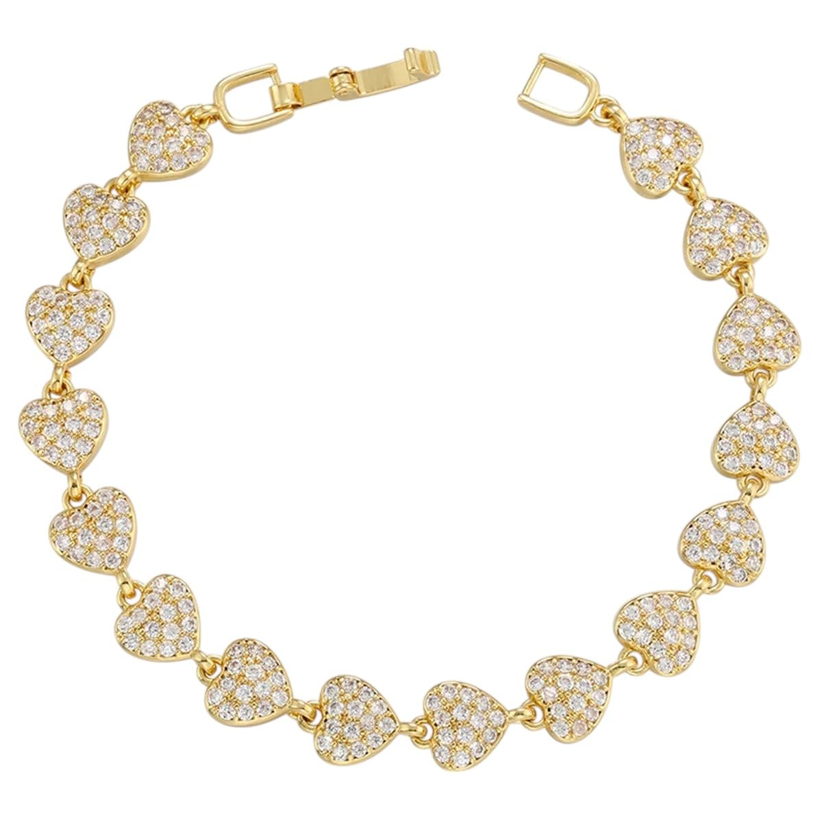 New 2026 8 Styles Gold Color Women s Bracelet Cz Crystal - SIALMSIANI Official Imagery - 1