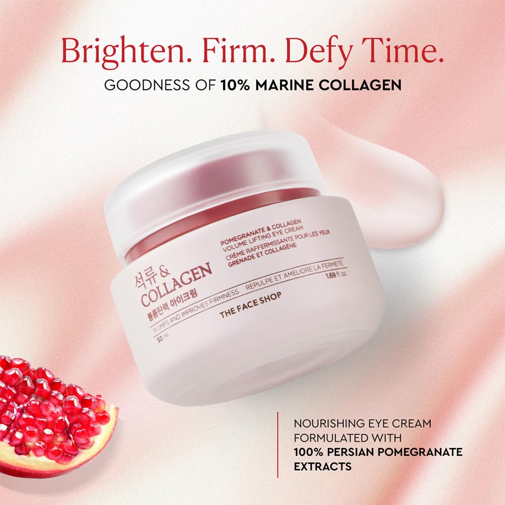 The Face Shop Pomegranate Collagen Volume Lifting Eye Cream - The Face Shop Official Imagery - 3