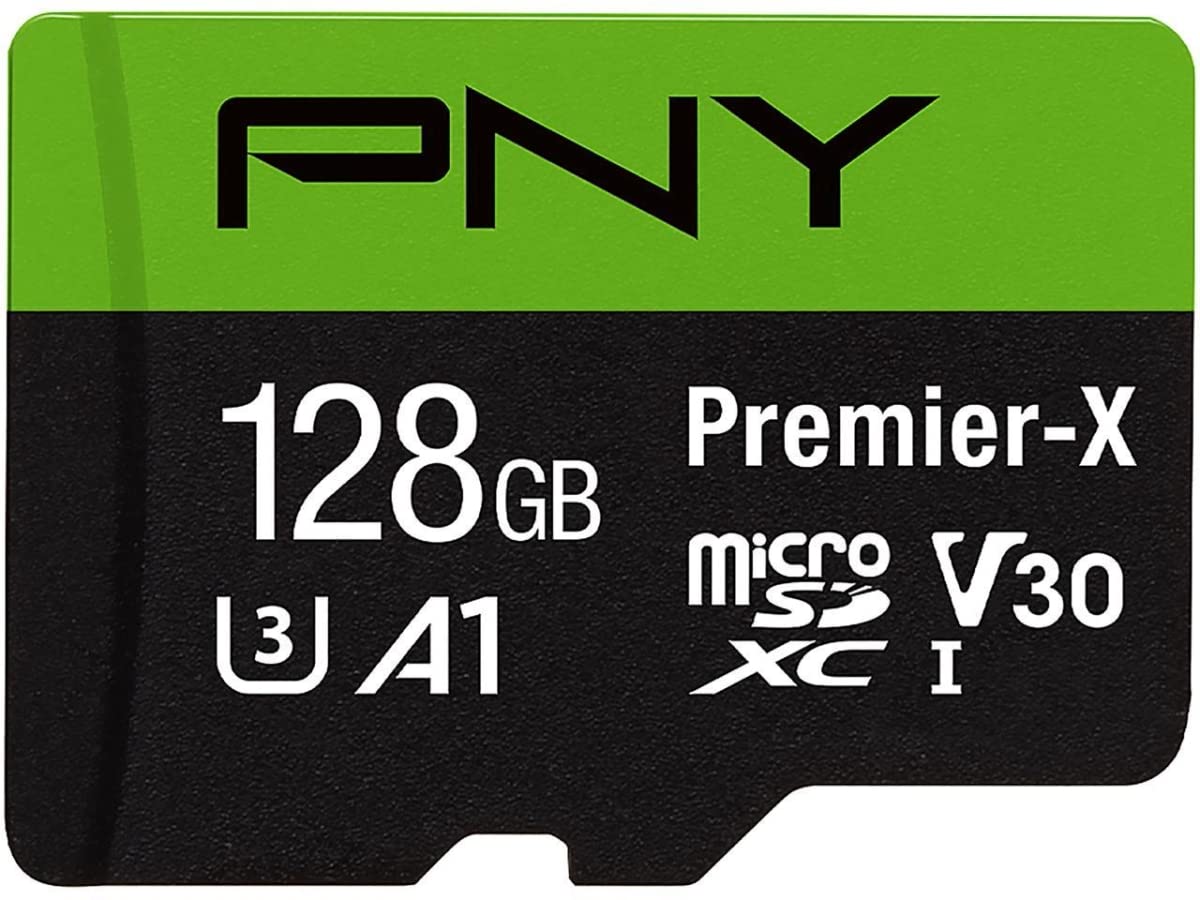 PNY 128GB Premier - X C10 U3 V30 A1 microSDXC Flash Memory - PNY Official Product View 1