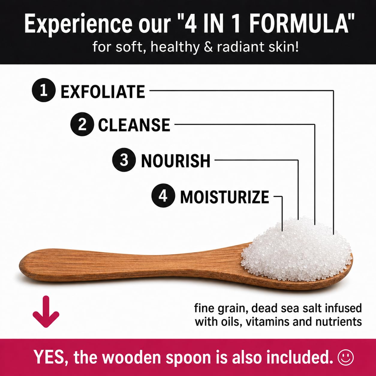 pureSCRUBS Premium Coconut Body Scrub Set, Exfoliating Dead Sea Salt Scrub - pureSCRUBS Official Product View 8