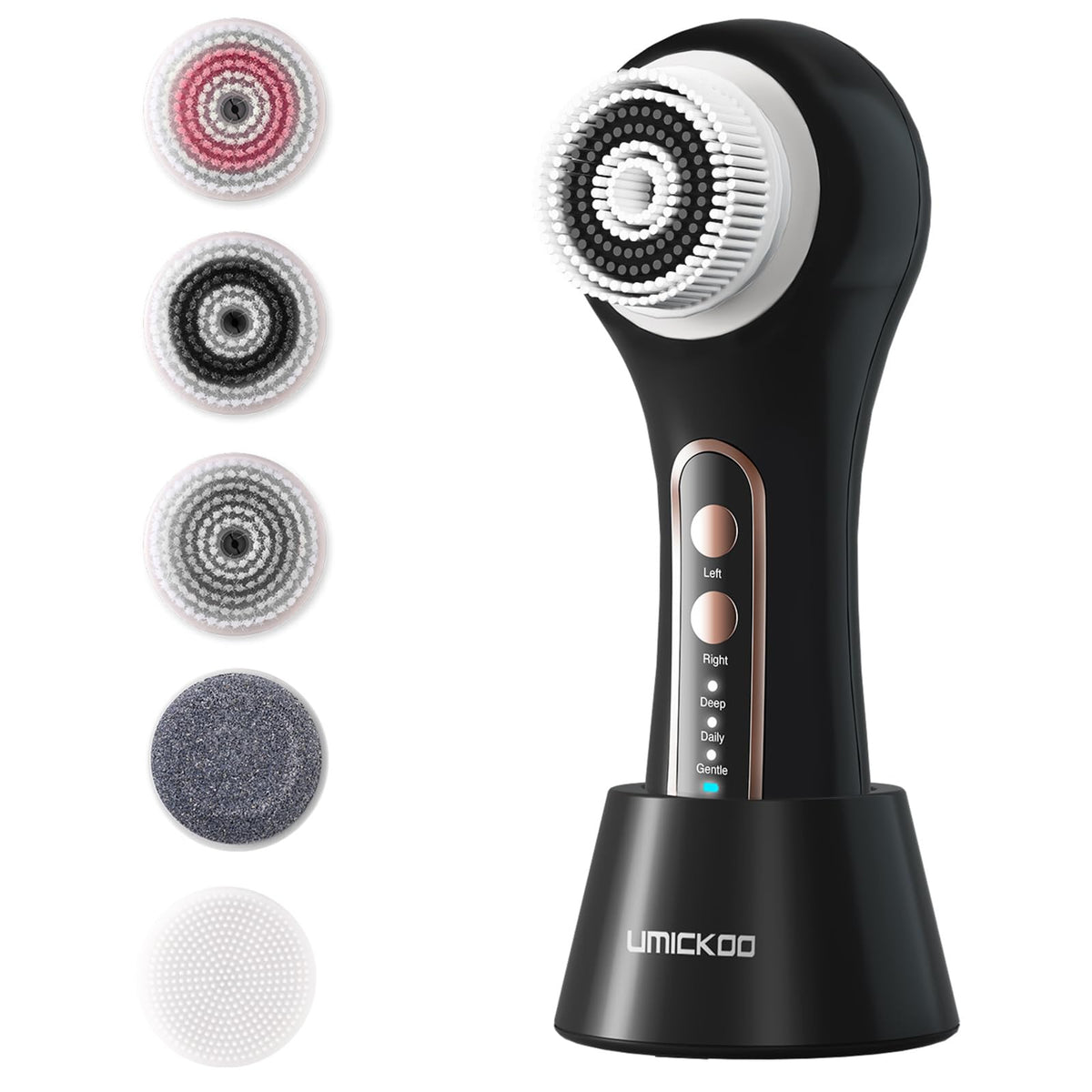 Rechargeable Rotating Face Scrubber - Umickoo Official Imagery - 2
