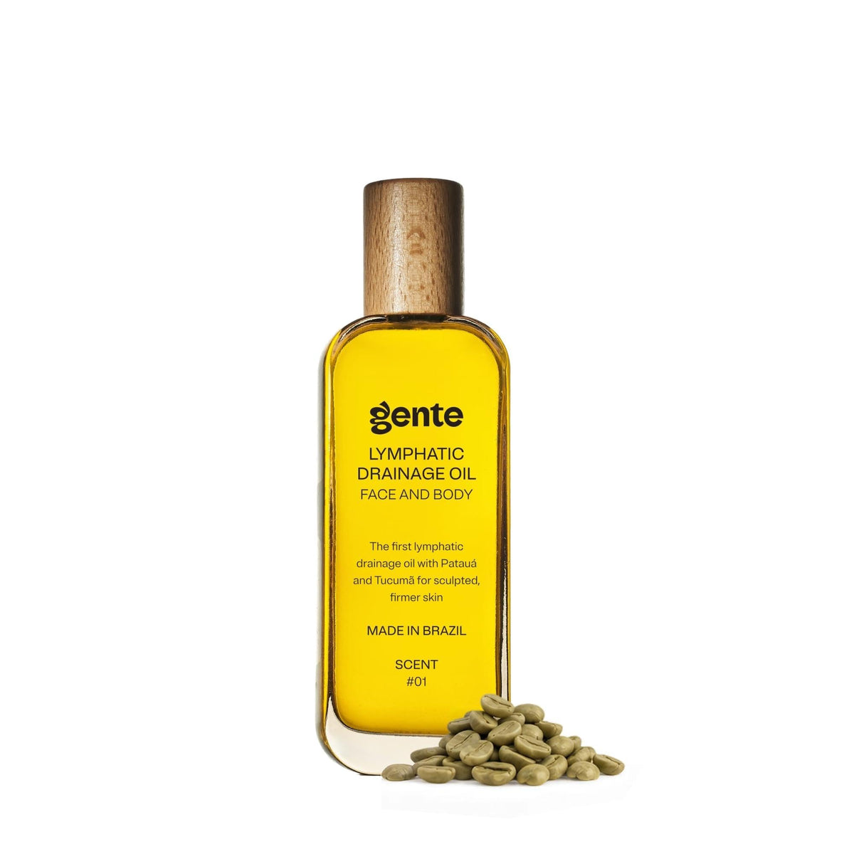 Gente Beauty Lymphatic Drainage Oil for Body Face Unscented - GENTE INC. Official Imagery - 4