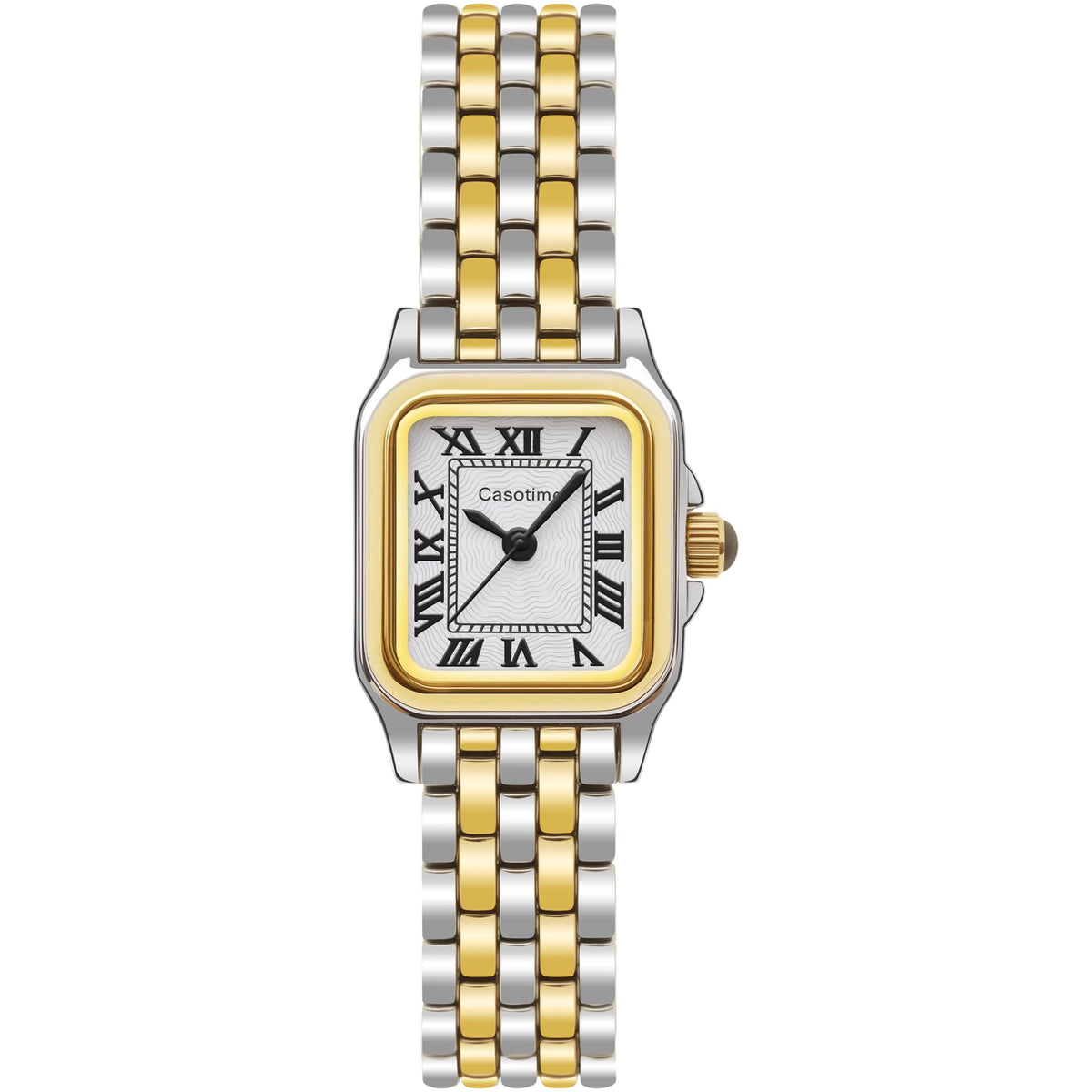 Gold Watches for Women Vintage Rectangular Dainty Jewelry - Casotime Official Imagery - 2