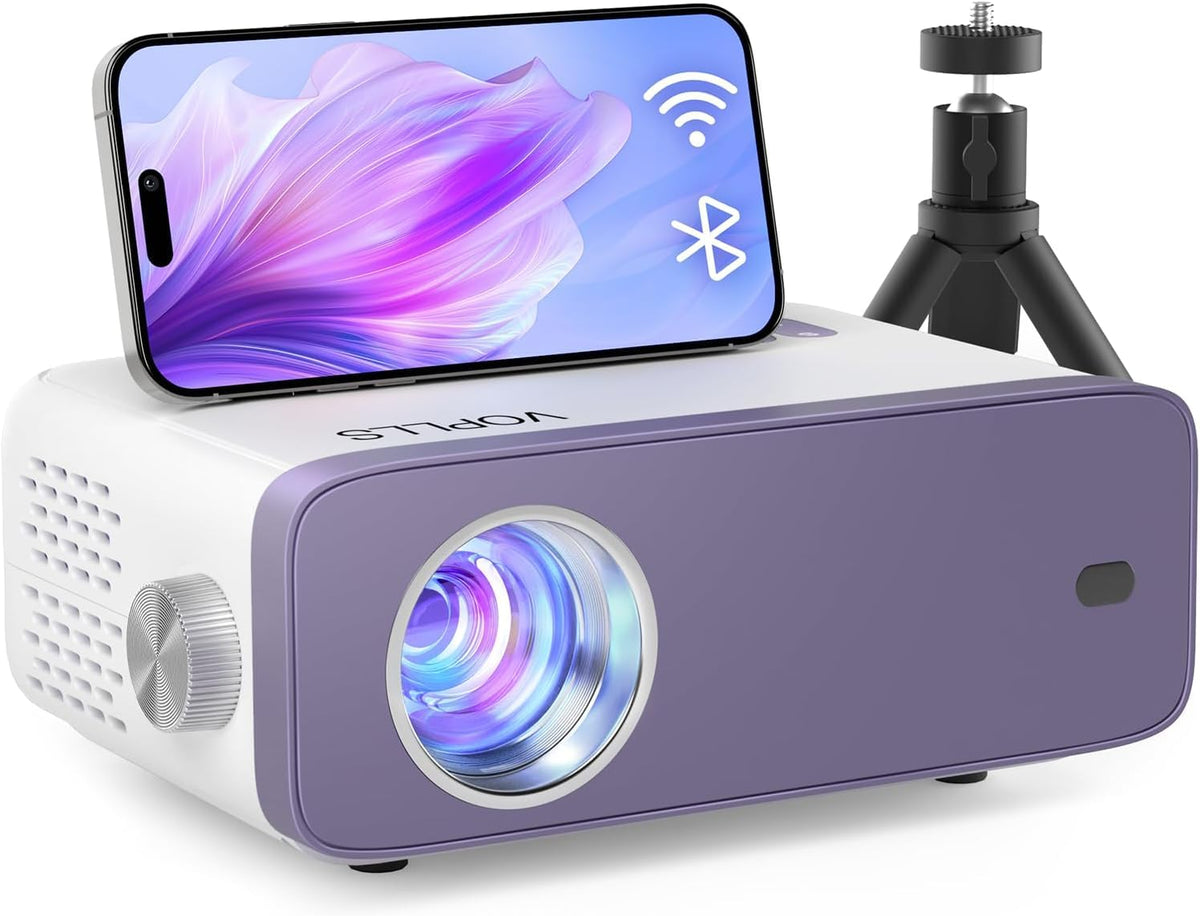 Mini Projector VOPLLS 1080P Full HD WiFi Bluetooth Portable - VOPLLS Official Imagery - 2