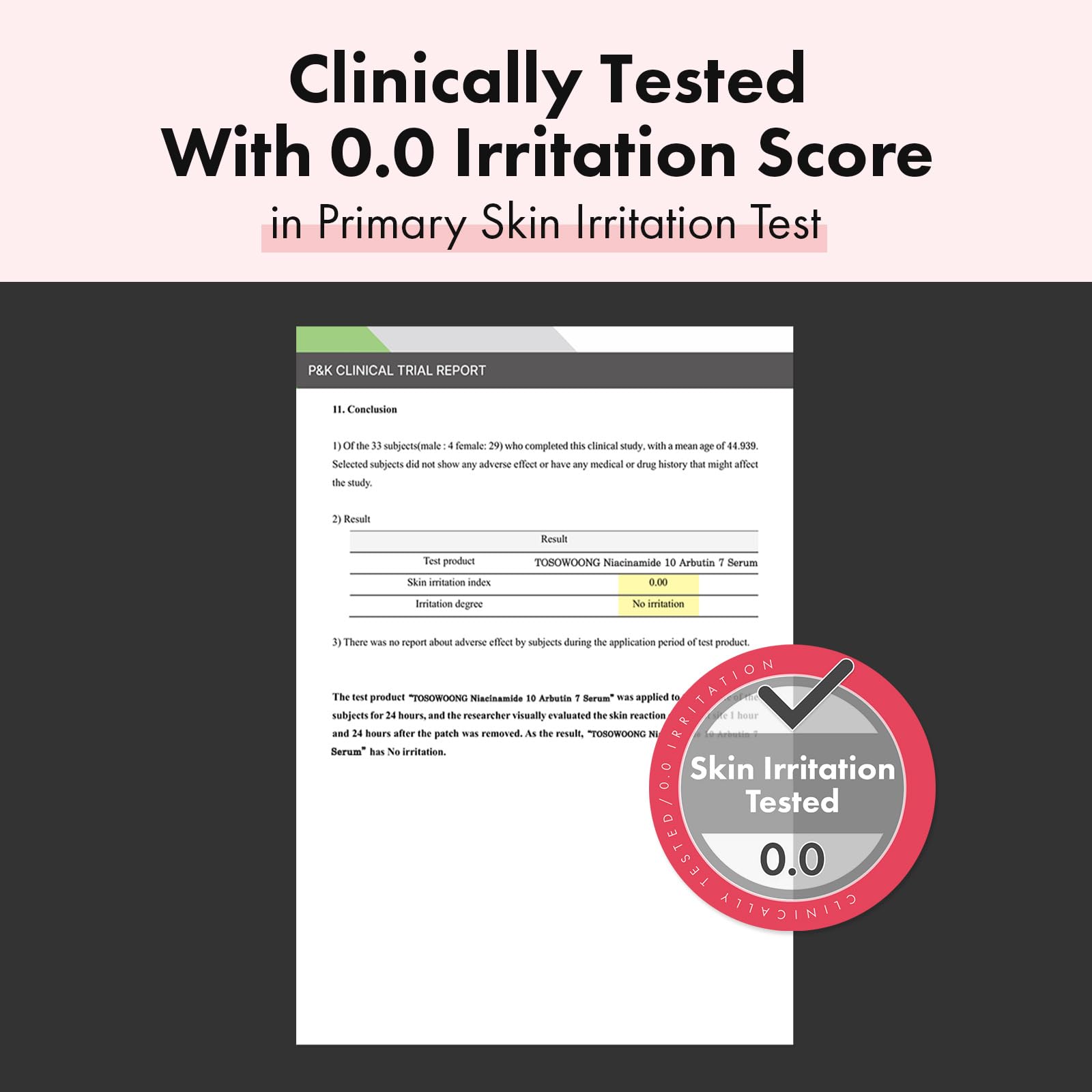 TOSOWOONG Niacinamide 10% + Arbutin 7% Serum for Dark Spots - TOSOWOONG