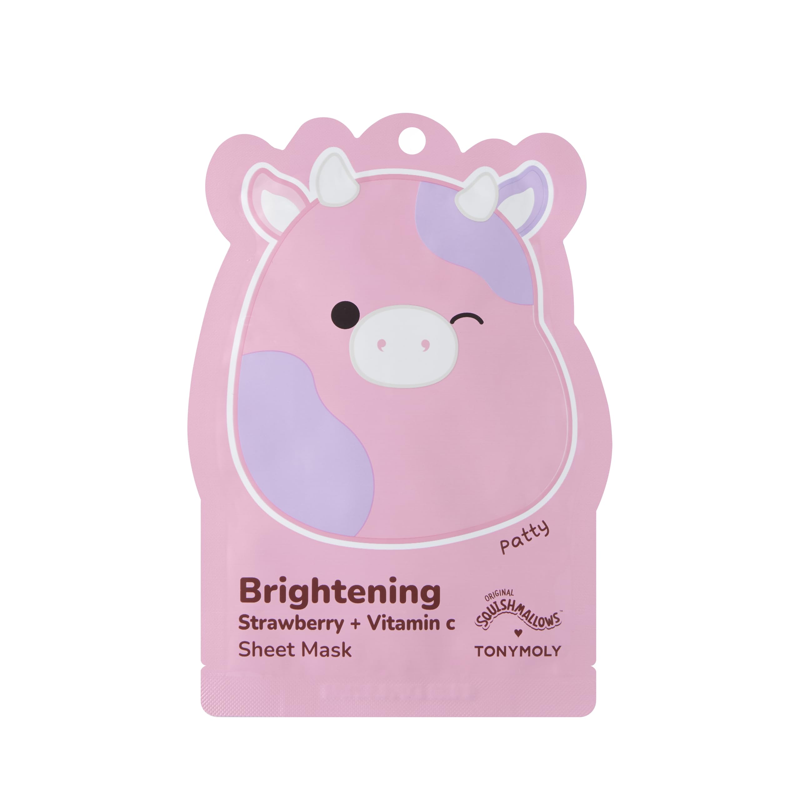 TONYMOLY x Squishmallows Patty the Cow Brightening Korean Face - TONYMOLY