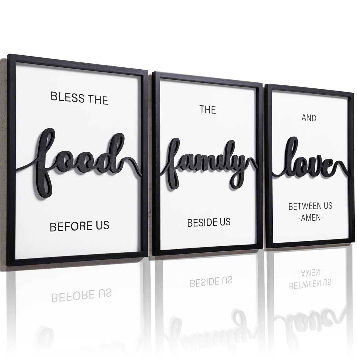 3D Wood Home Sweet Home Wall Art Modern Home Sweet Home Sign - KIOSSUT Official Imagery - 8