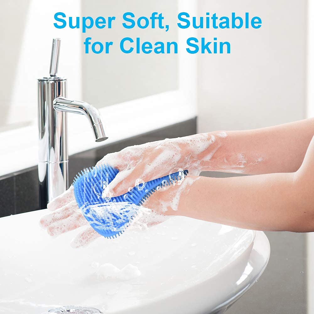 OstWony 3PCS Silicone Dish Sponges, Multi-Purpose Kitchen Gadget - OstWony Official Product View 6