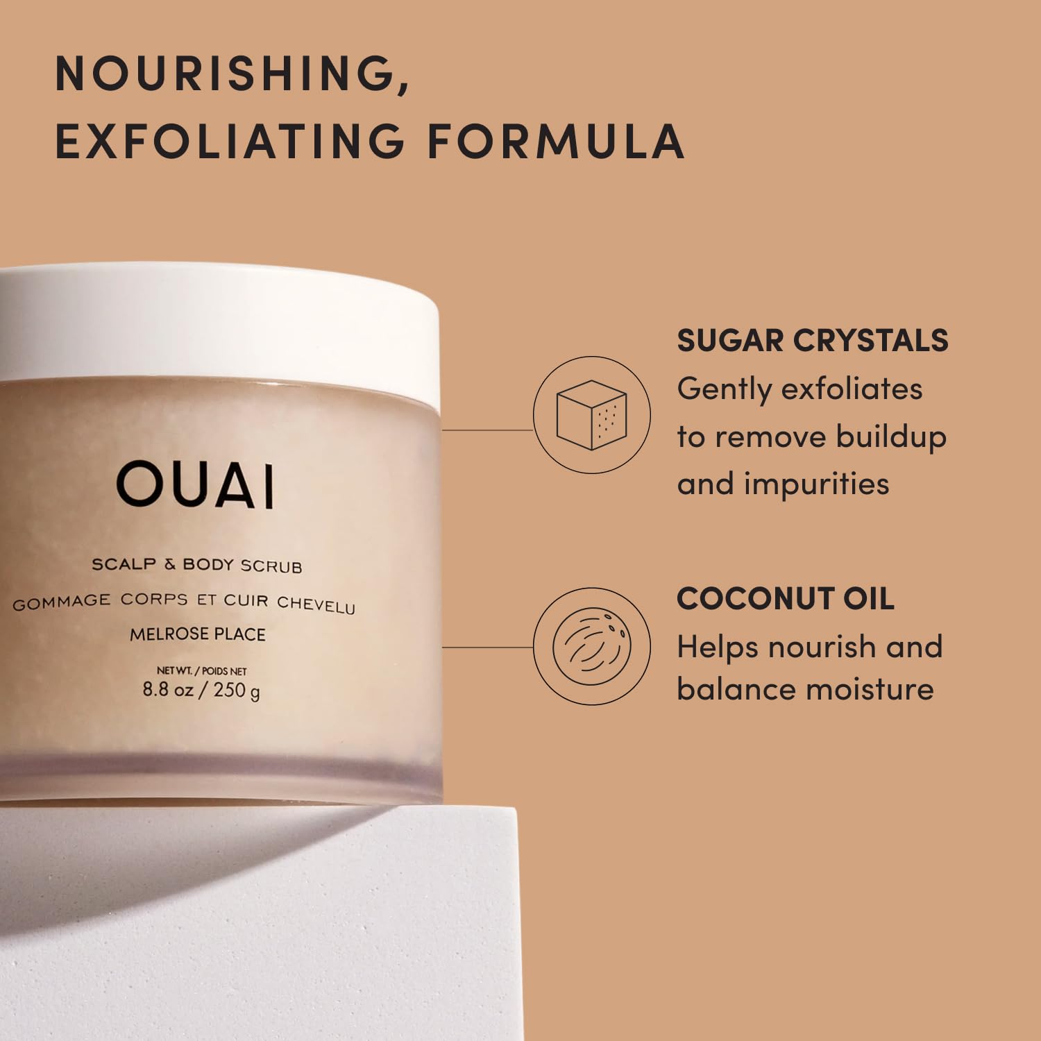 OUAI Scalp & Body Scrub - Melrose Place - OUAI Official Product View 6