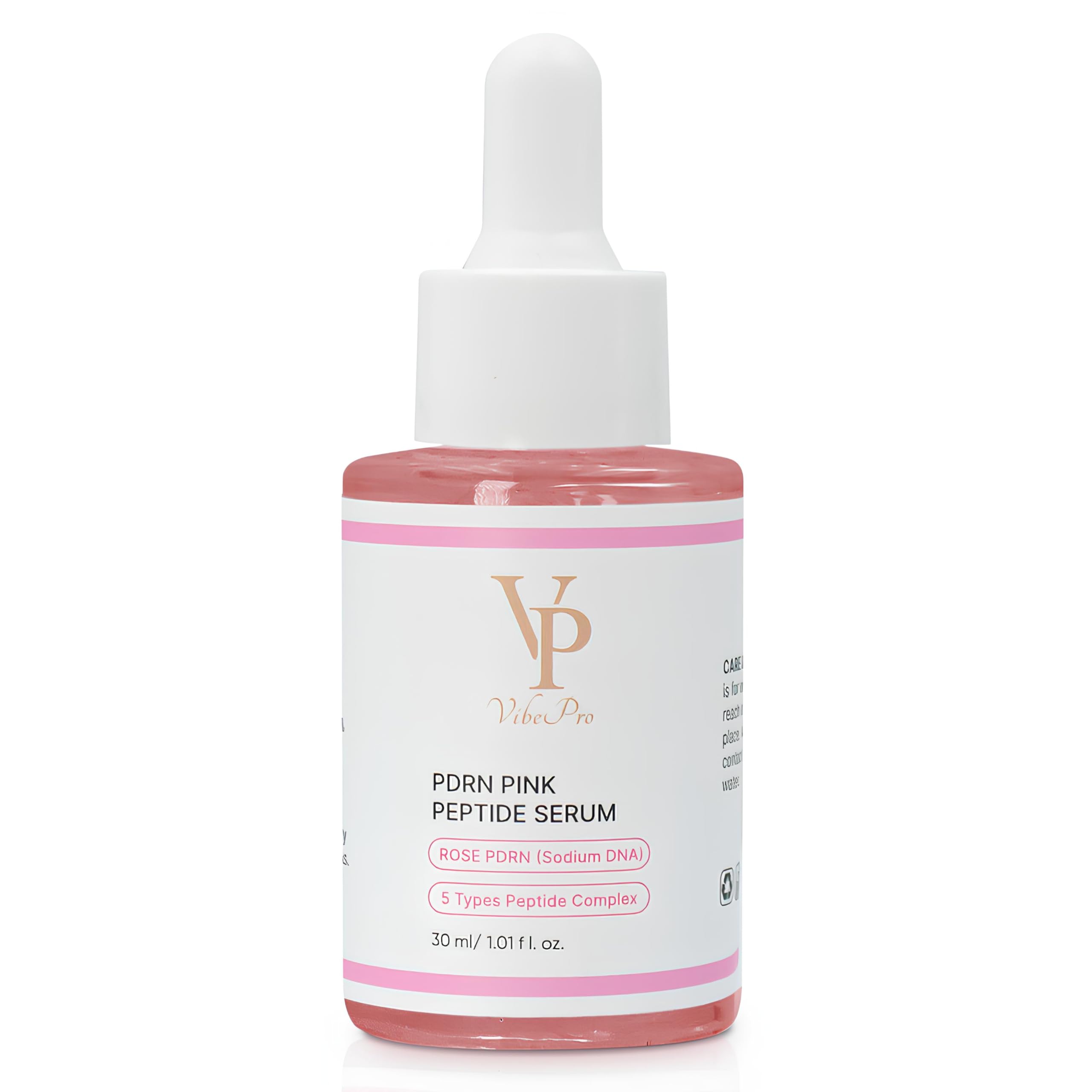 VP VibePro PDRN Pink Peptide Facial Serum, Lightweight Hydrating - VibePro