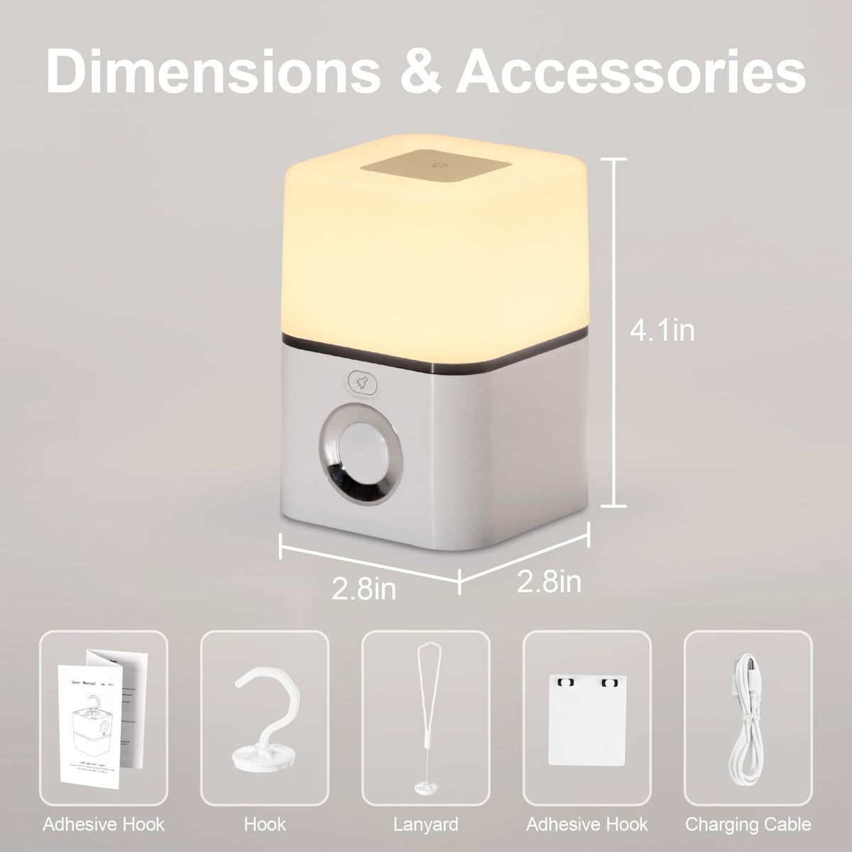 2000mAH Rechargeable Motion Sensor Night Light 4 in 1 - BITILLUM Official Imagery - 4