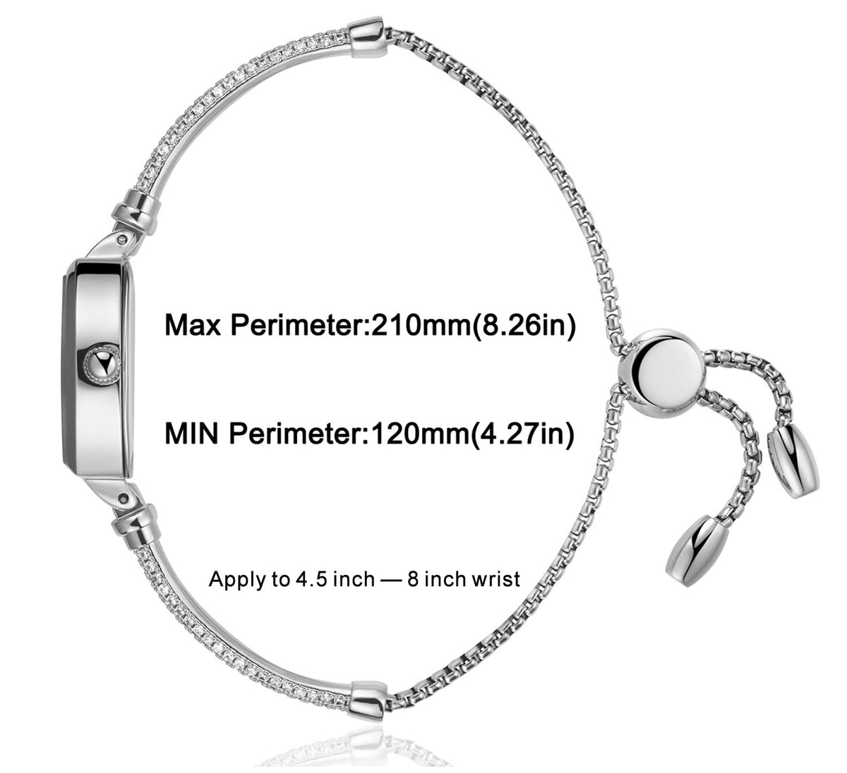 Petite Bracelet Watch for Women Gifts for Girlfriend Diamond - Diaofendi Official Imagery - 4
