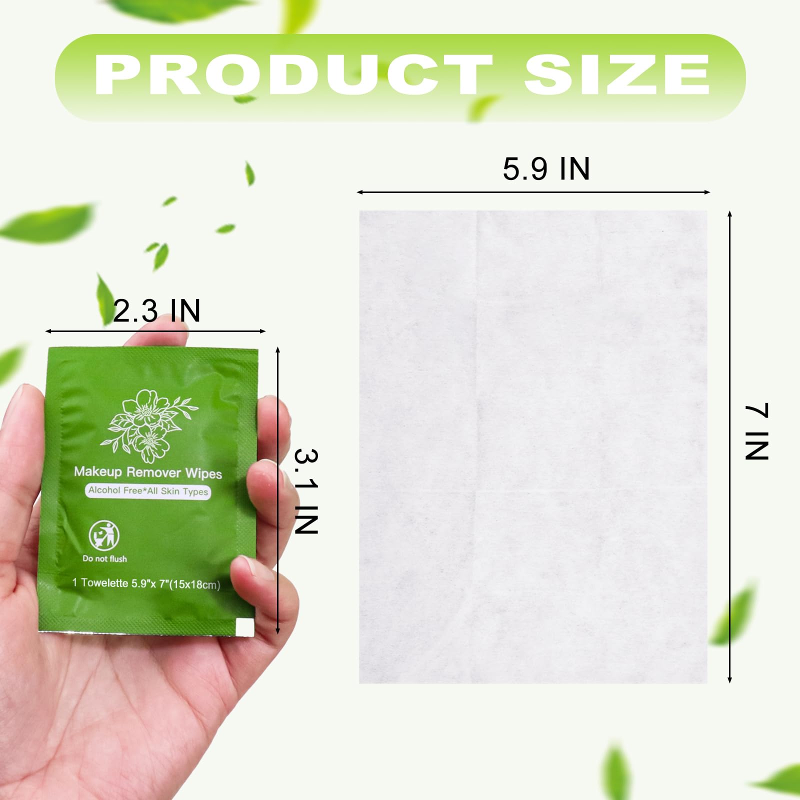 twoworld 100 Makeup Remover Wipes Bulk Individually Wrapped Trave - twoworld Official Product View 3